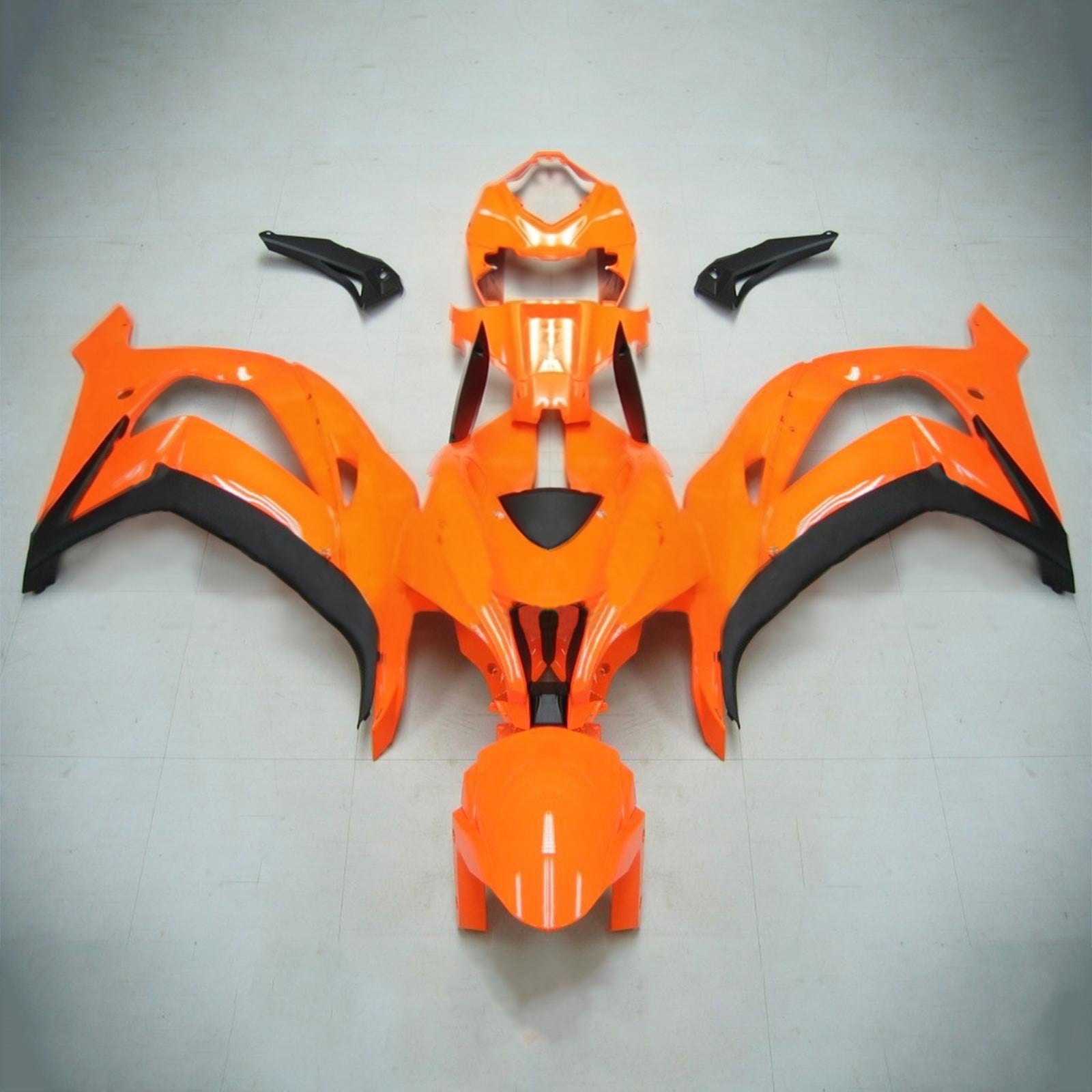 Kit de carénage Amotopart Kawasaki 2016-2020 ZX10R orange