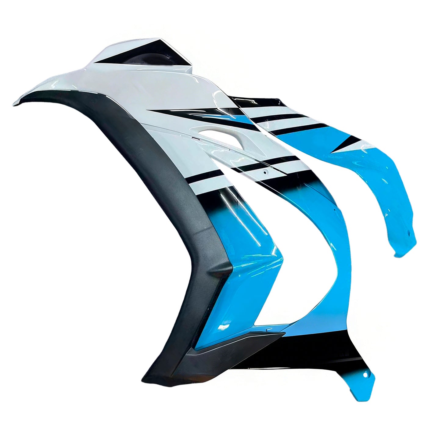 Amotopart Kawasaki 2016-2020 ZX10R Blue White Fairing Kit
