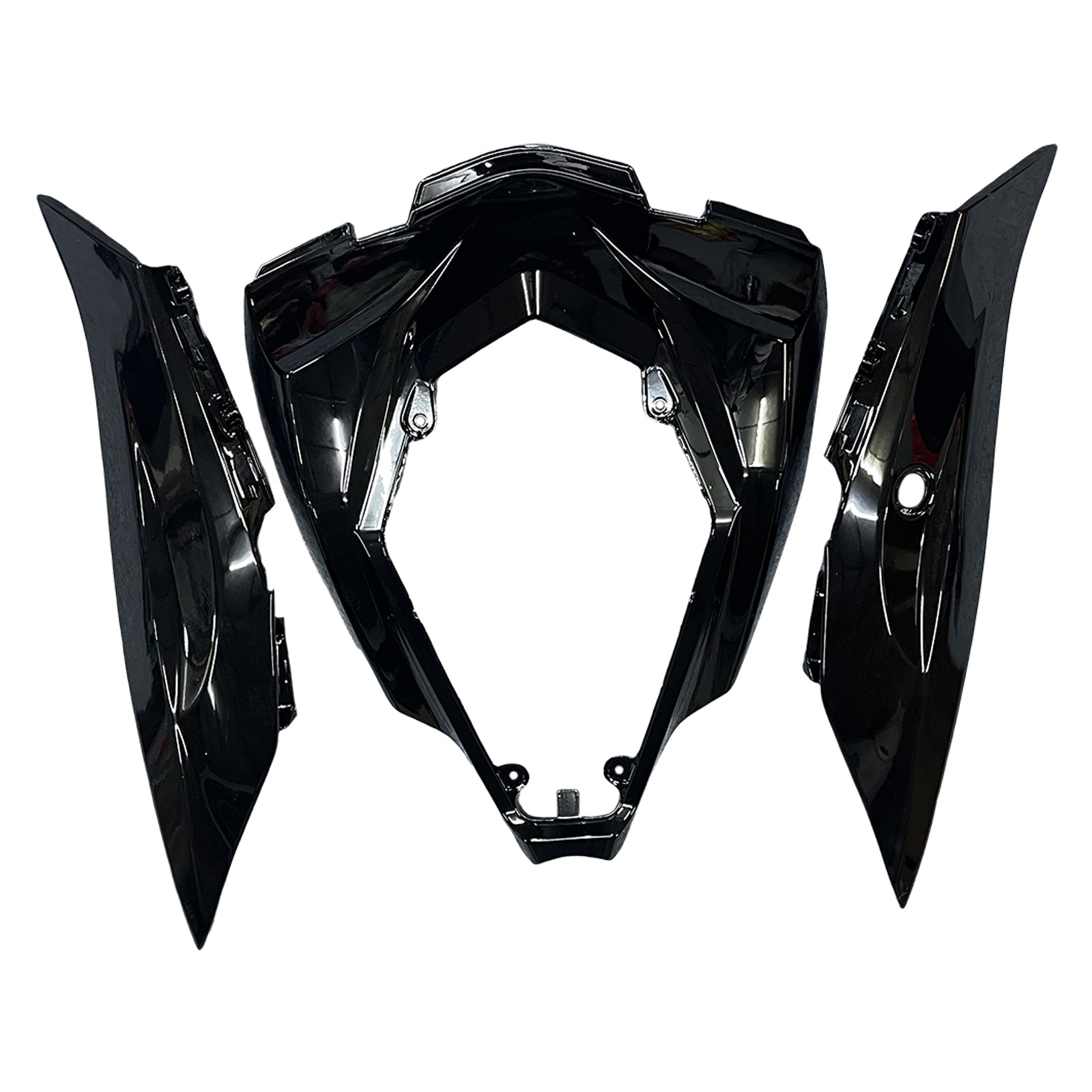 Amotopart Kawasaki 2016-2020 ZX10R Glossy Black Fairing Kit