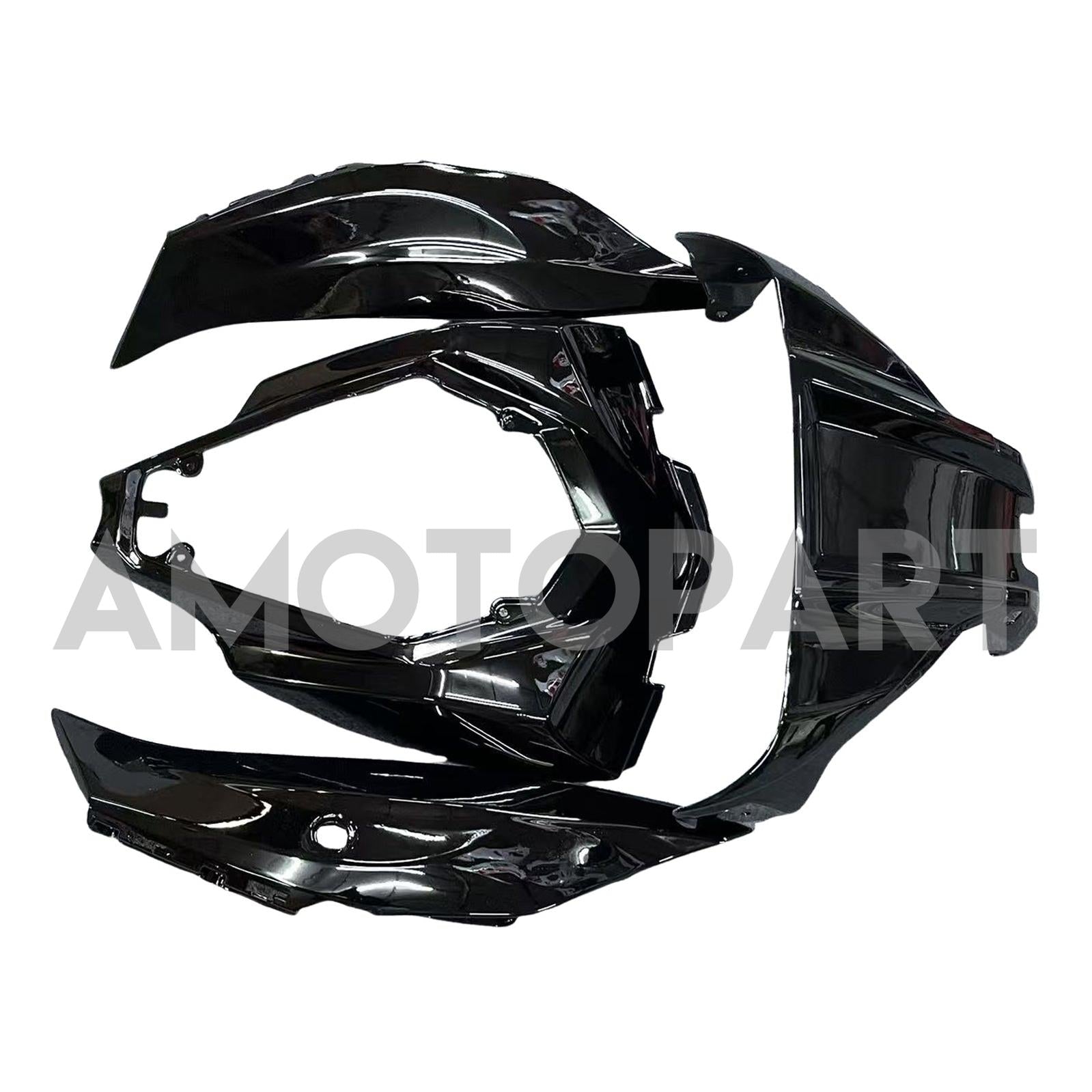 Amotopart Kawasaki ZX10R 2016-2020 Black&Green Style4 Fairing Kit