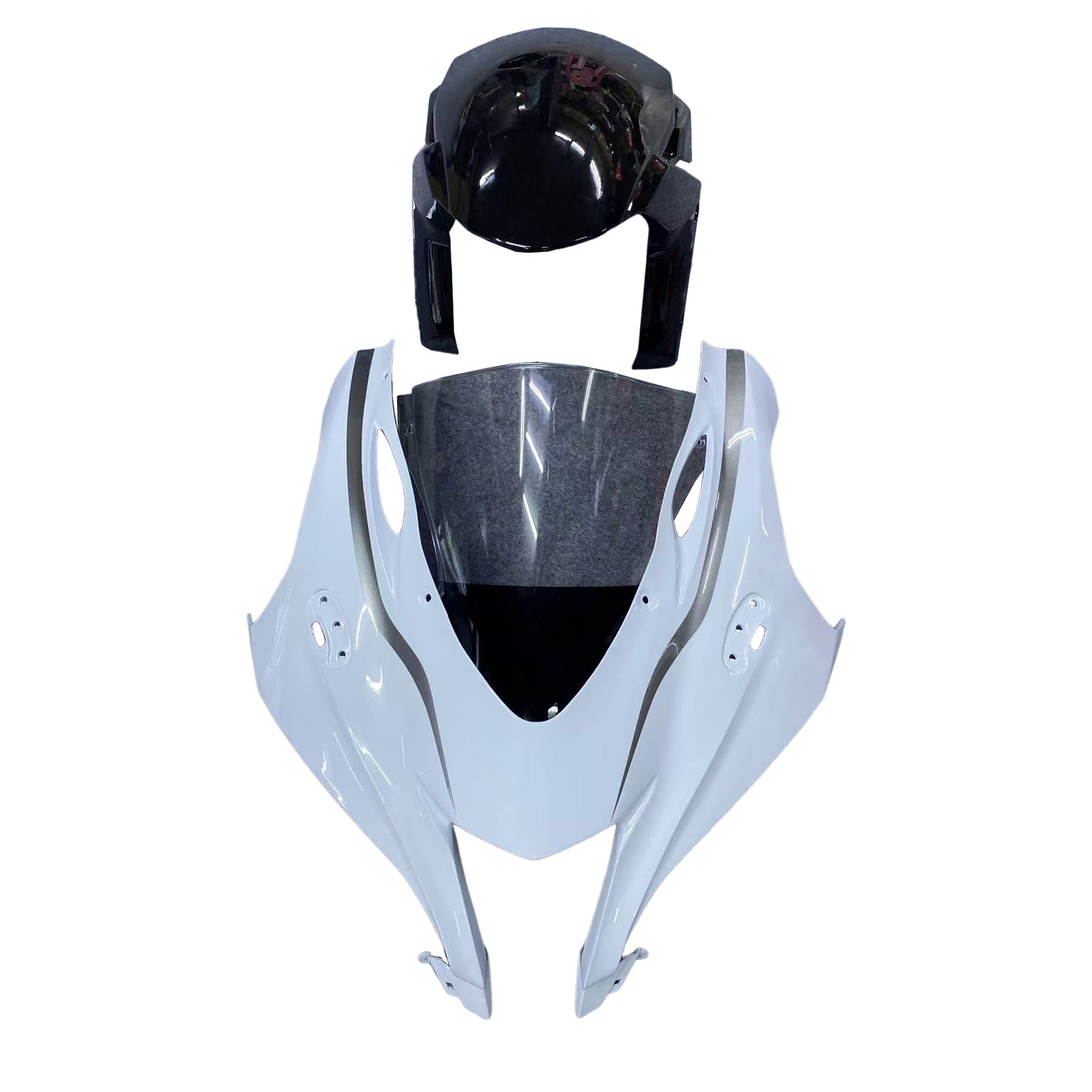 Amotopart Kawasaki ZX10R 2016-2020 Weiß&Grünes Verkleidungsset