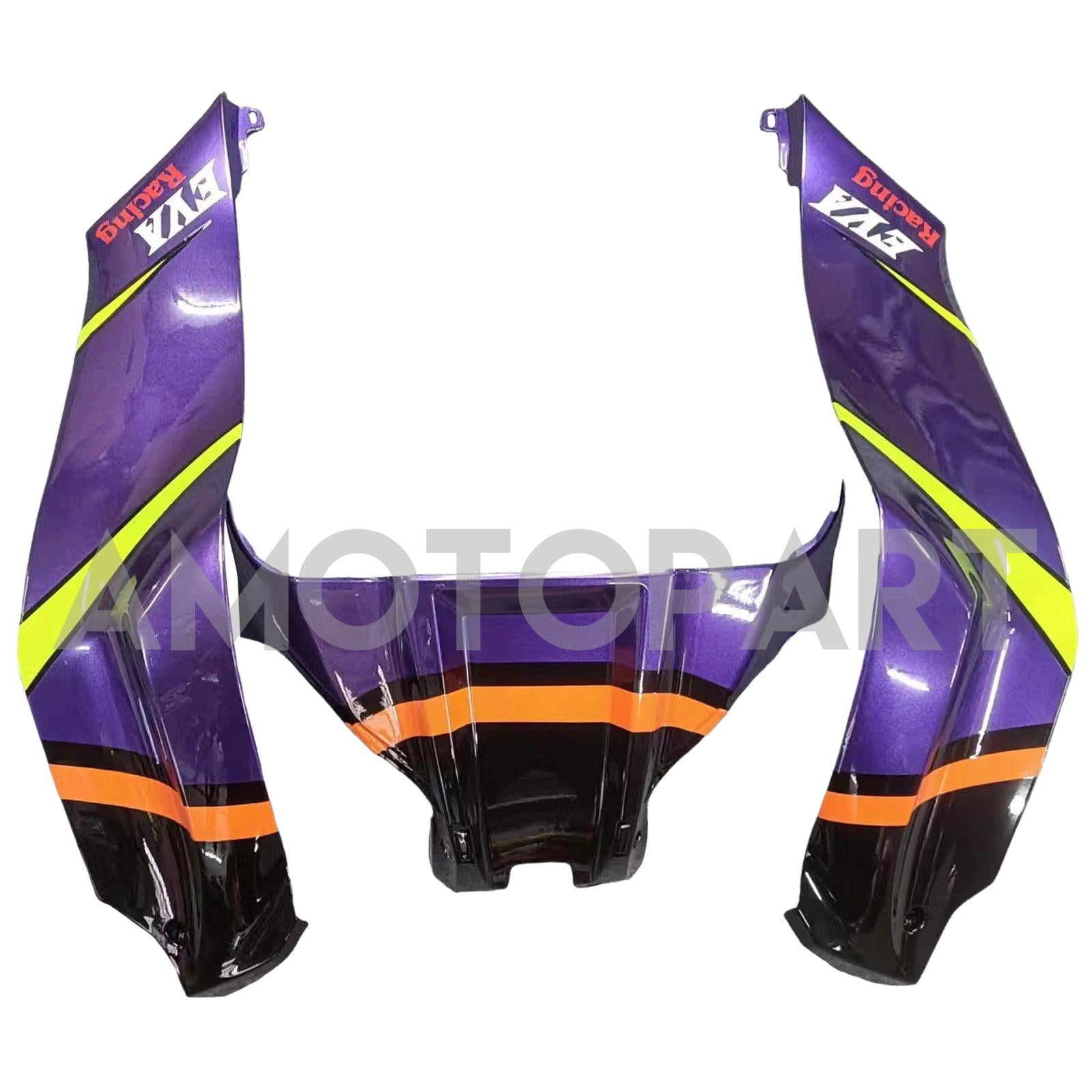 Amotopart Kawasaki ZX10R 2016-2020 パープル&グリーン フェアリングキット