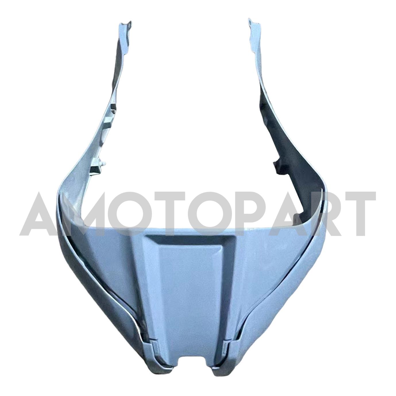 Amotopart 2016-2020 Kawasaki ZX10R Grey mix Blue with Yellow Fairing Kit