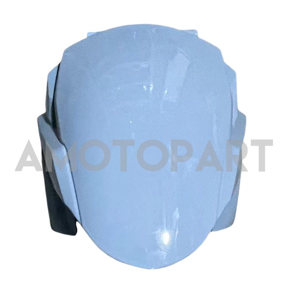 Amotopart 2016-2020 Kawasaki ZX10R Grey mix Blue with Yellow Fairing Kit