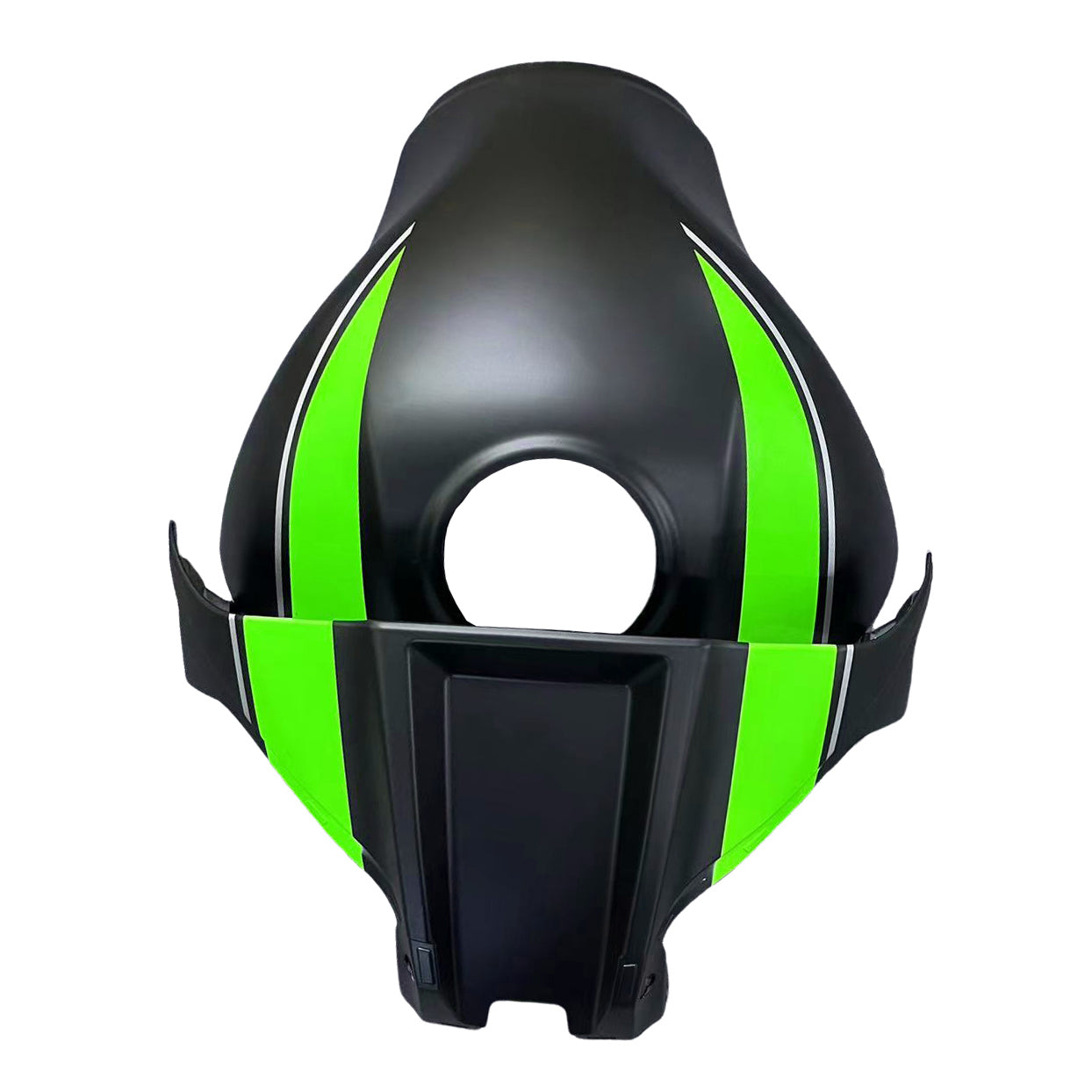 Amotopart 2016-2020 Kawasaki ZX10R Black & Green Style 10 Fairing Kit