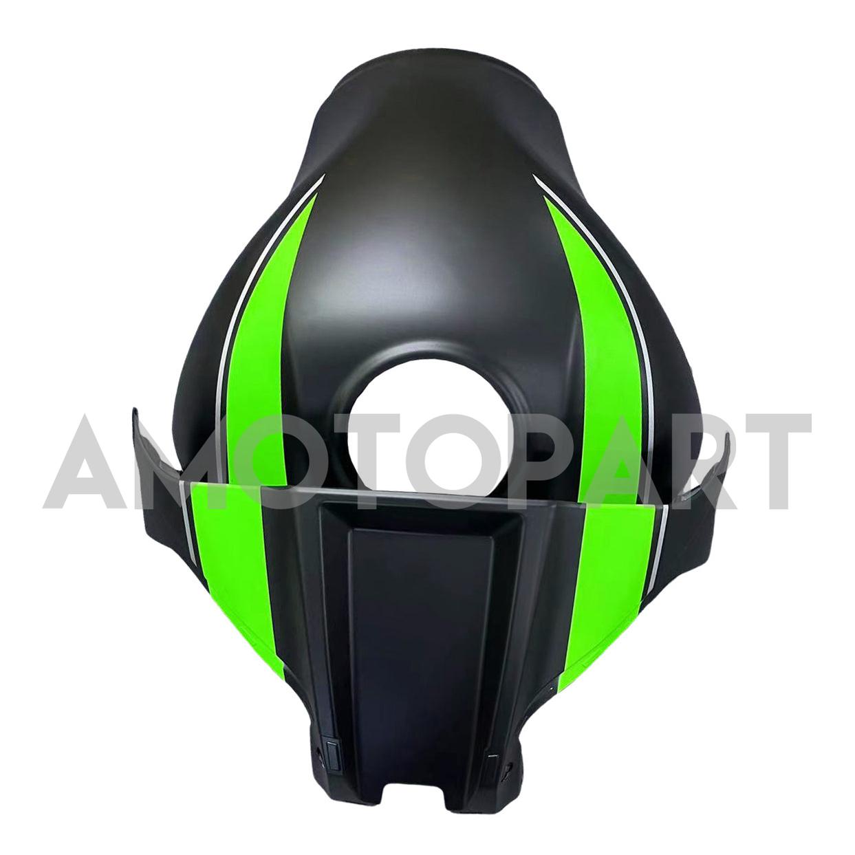 Amotopart 2016–2020 Kawasaki ZX10R, Schwarz&Grünes Style10 Verkleidungskit