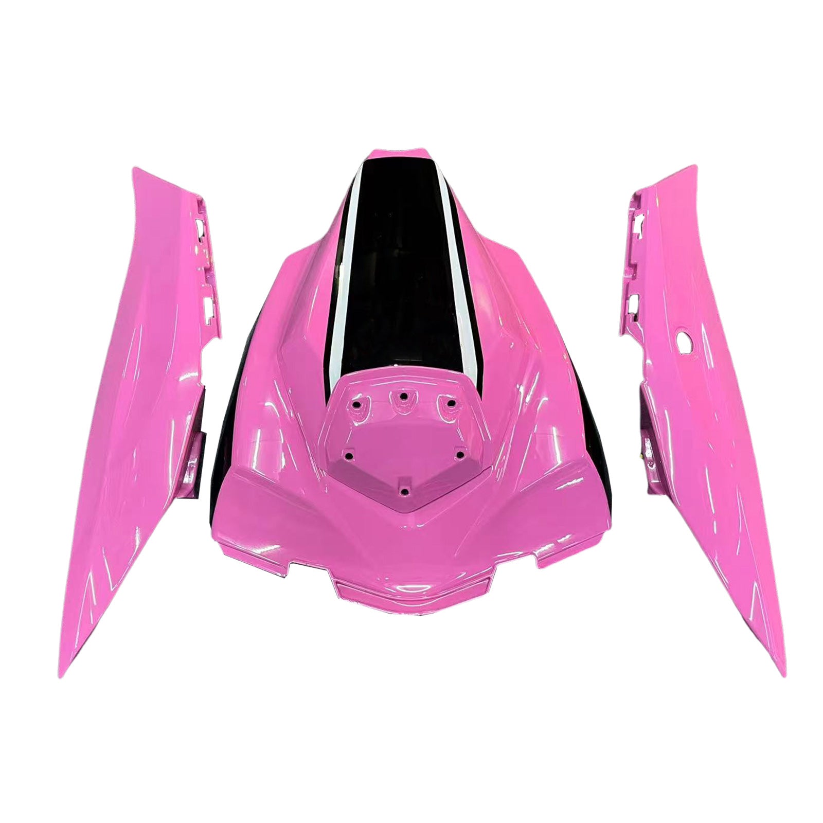 Amotopart 2016-2020 Kawasaki ZX10R Pink&Schwarzes Verkleidungsset