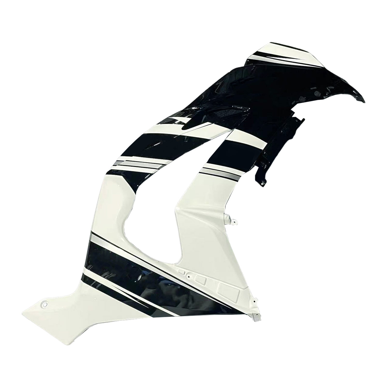Amotopart 2016-2020 ZX10R Kawasaki Black&White Style3 Fairing Kit