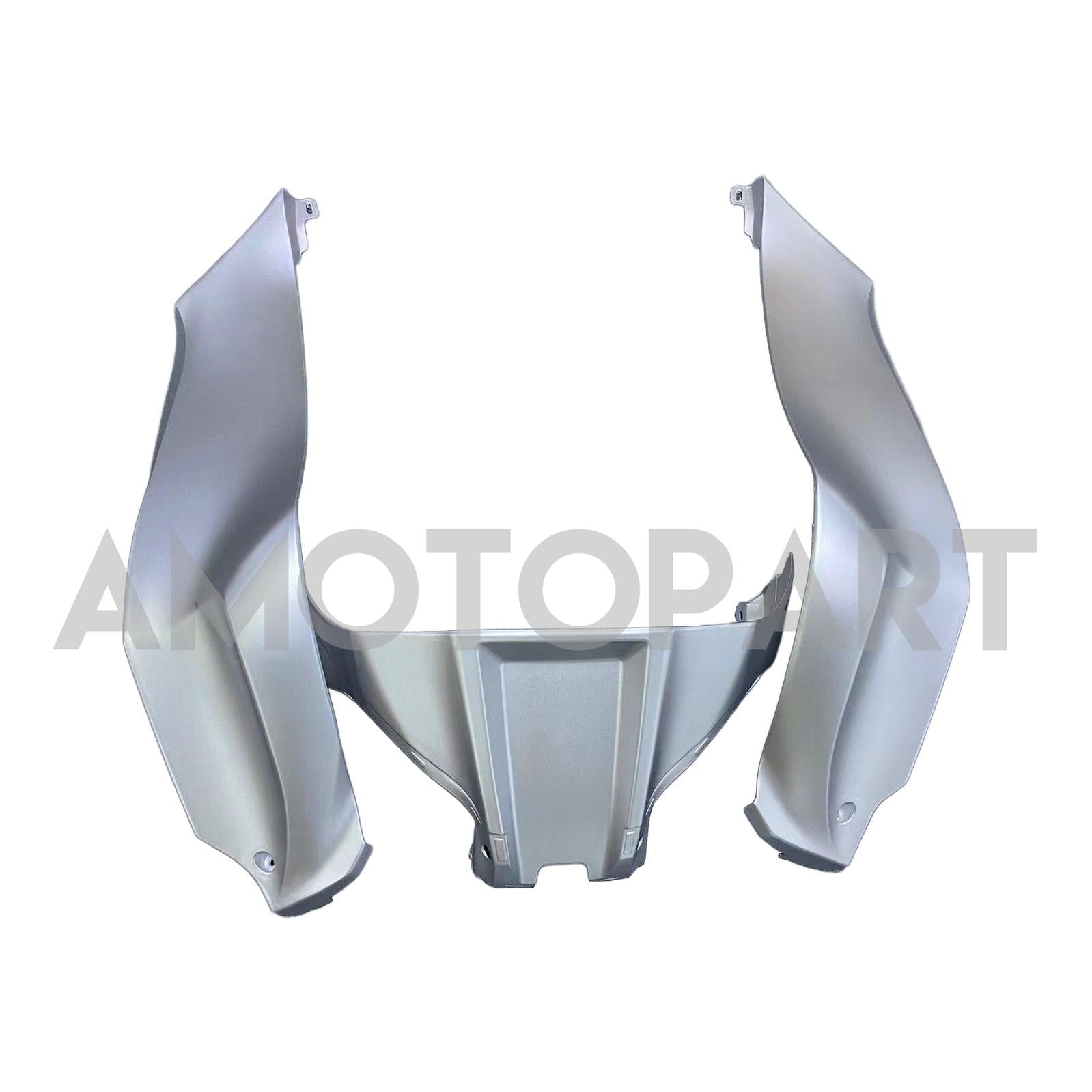 Amotopart 2016-2020 ZX10R Kawasaki Silver&Black Fairing Kit