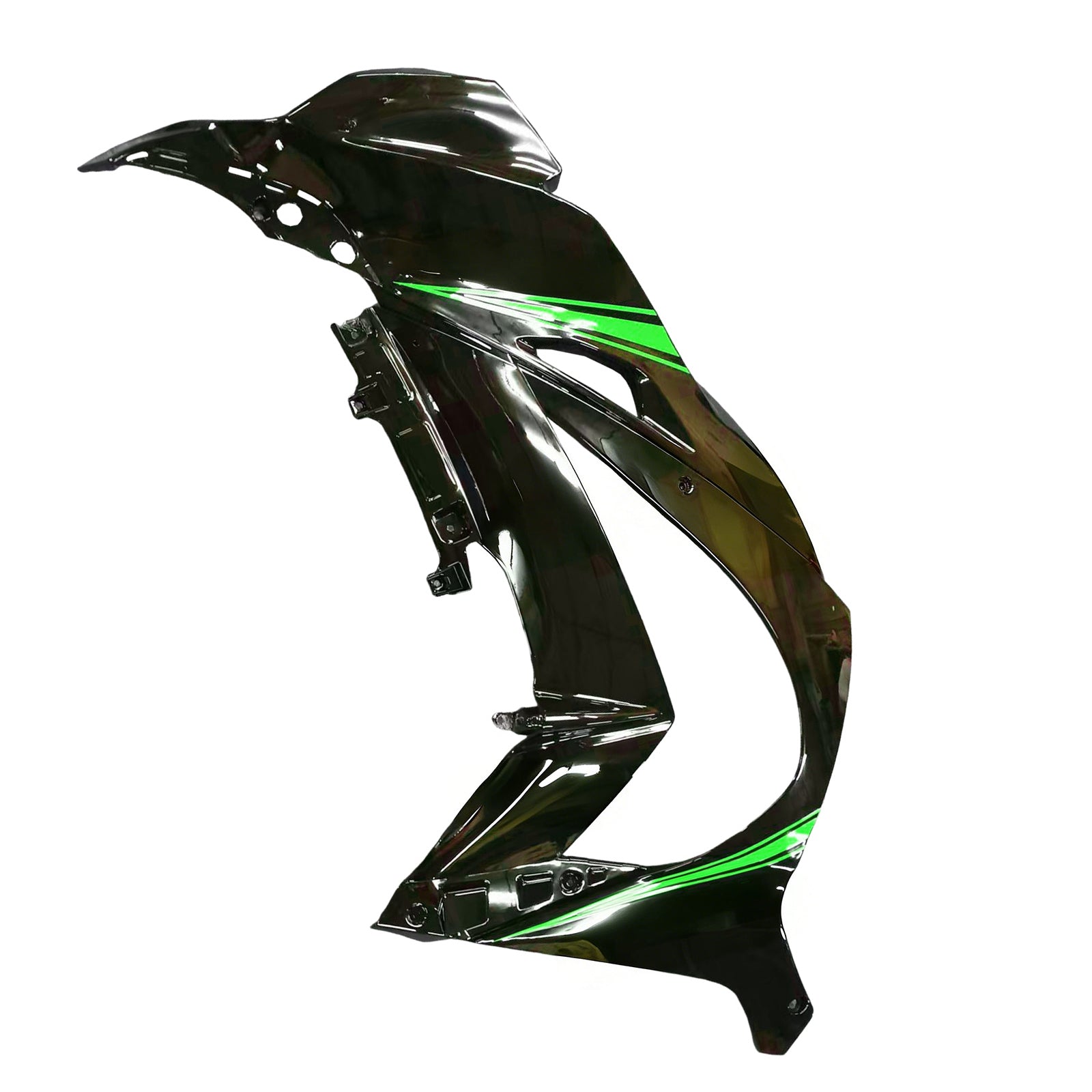 Amotopart 2016-2020 ZX10R Kawasaki Green&Black Style2 Fairing Kit