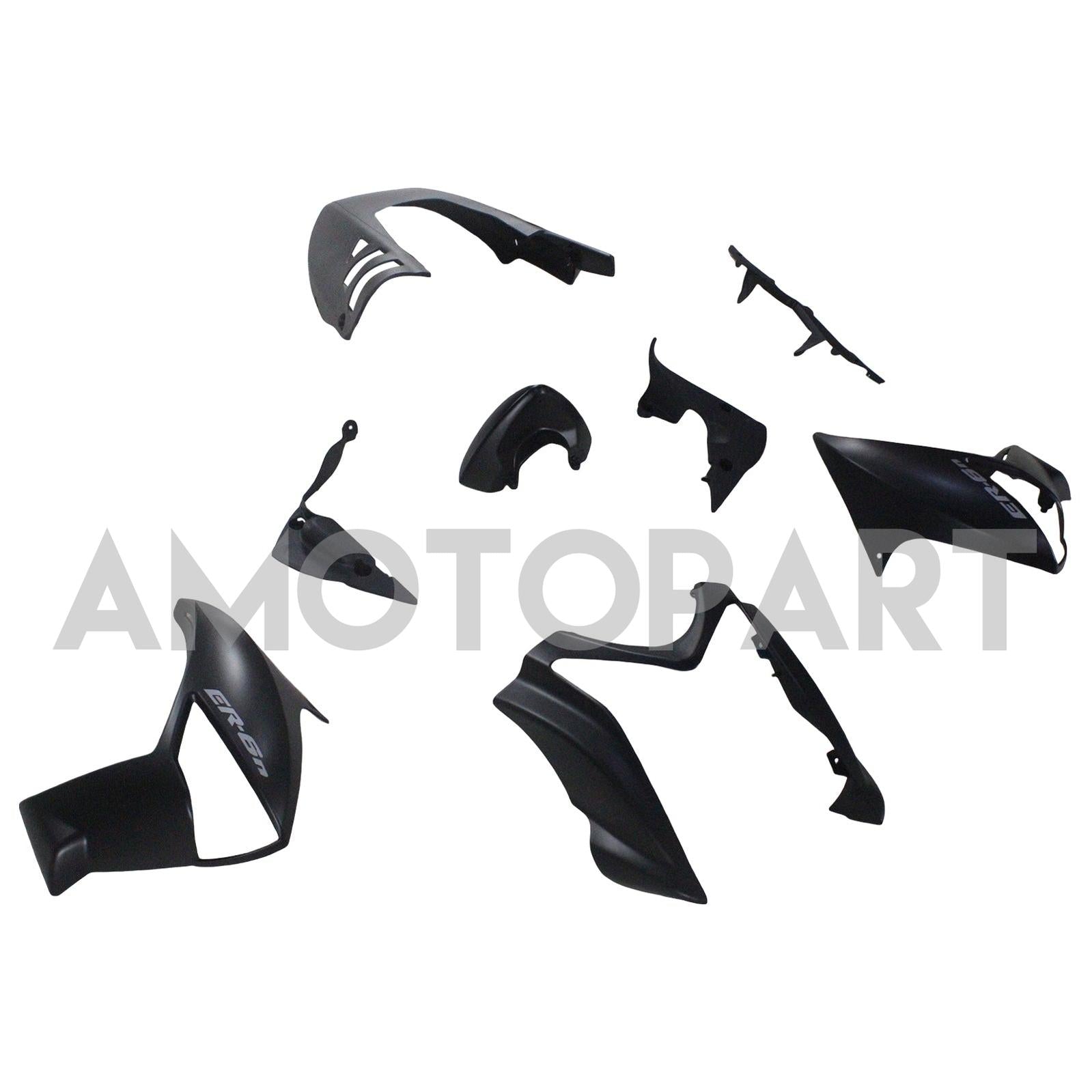 Kit carena nera Amotopart Kawasaki 2009-2011 ER6N