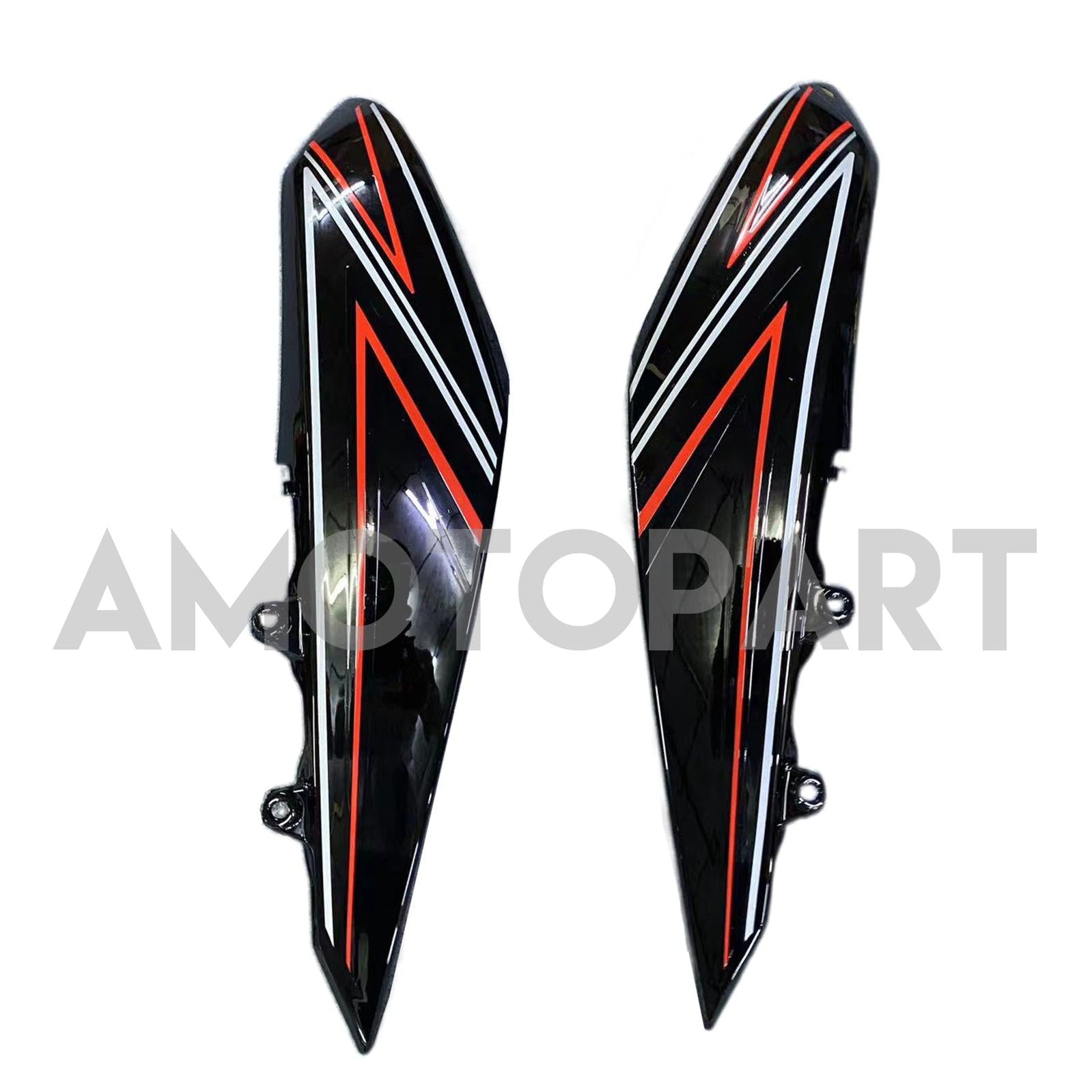 Amotopart 2010-2013 Z1000 Kawasaki Black s Red Line Fairing Kit