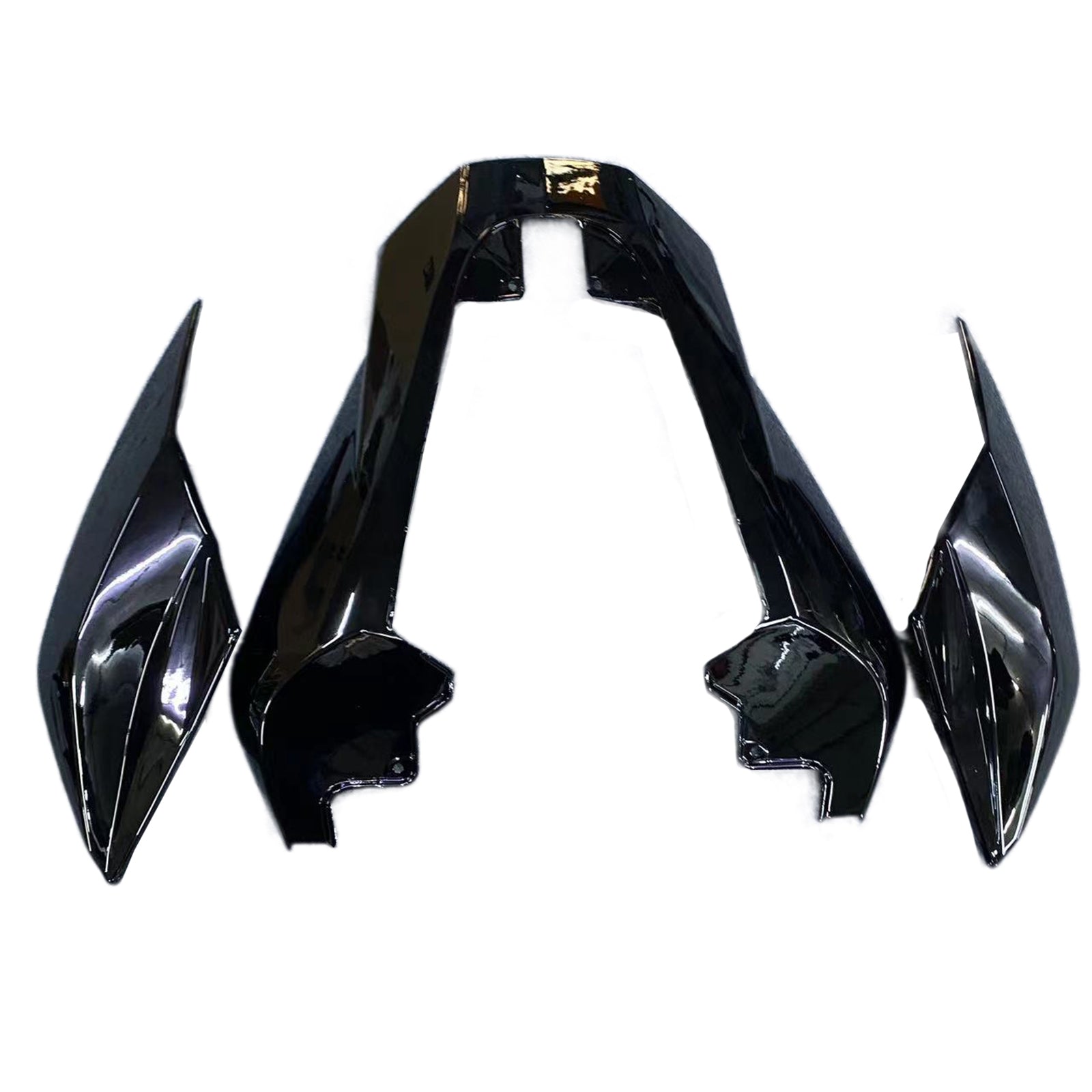 Amotopart 2010-2013 Z1000 Kawasaki Black with Red Line Fairing Kit