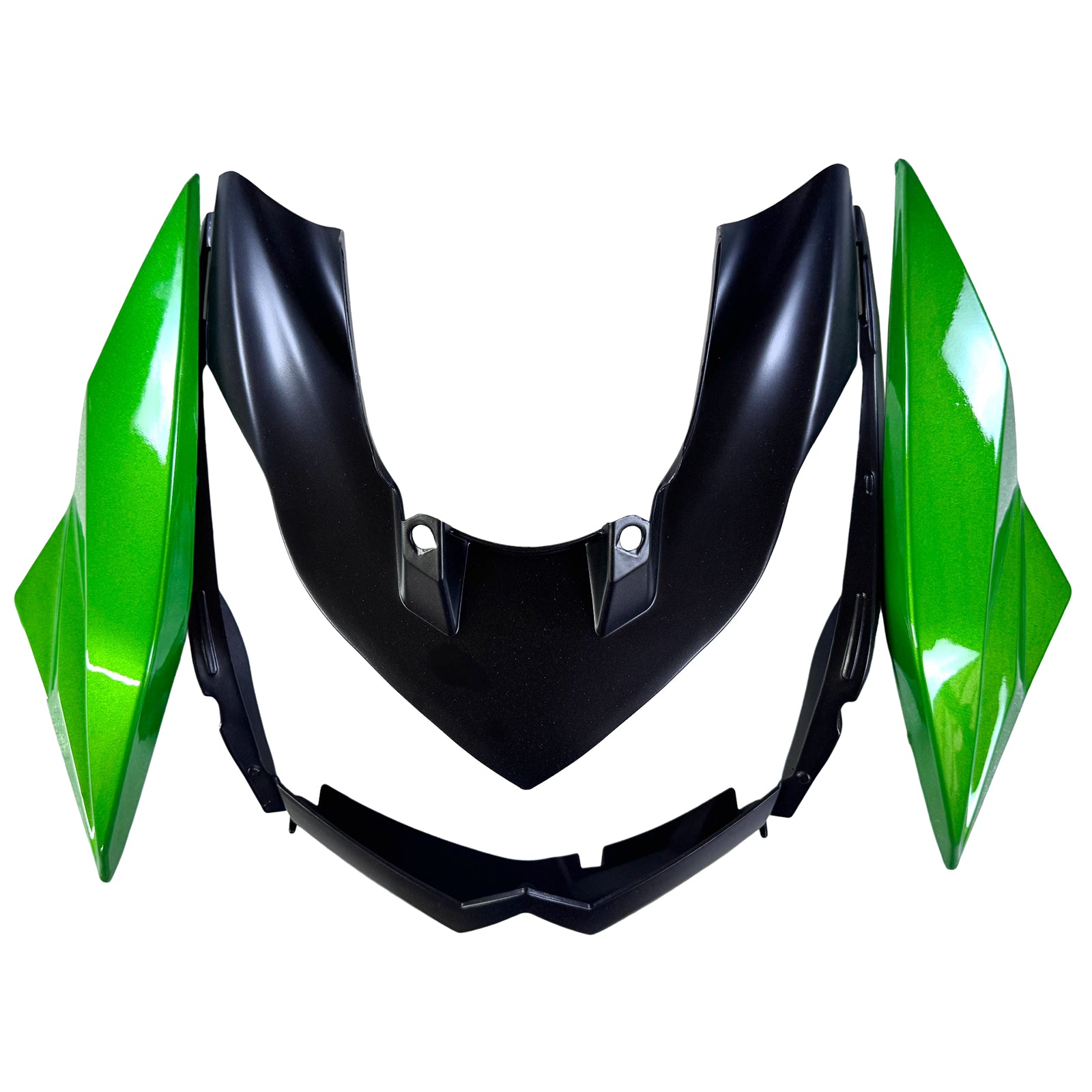 Amotopart 2010-2013 Z1000 Kawasaki Green&Black Style1 Fairing Kit