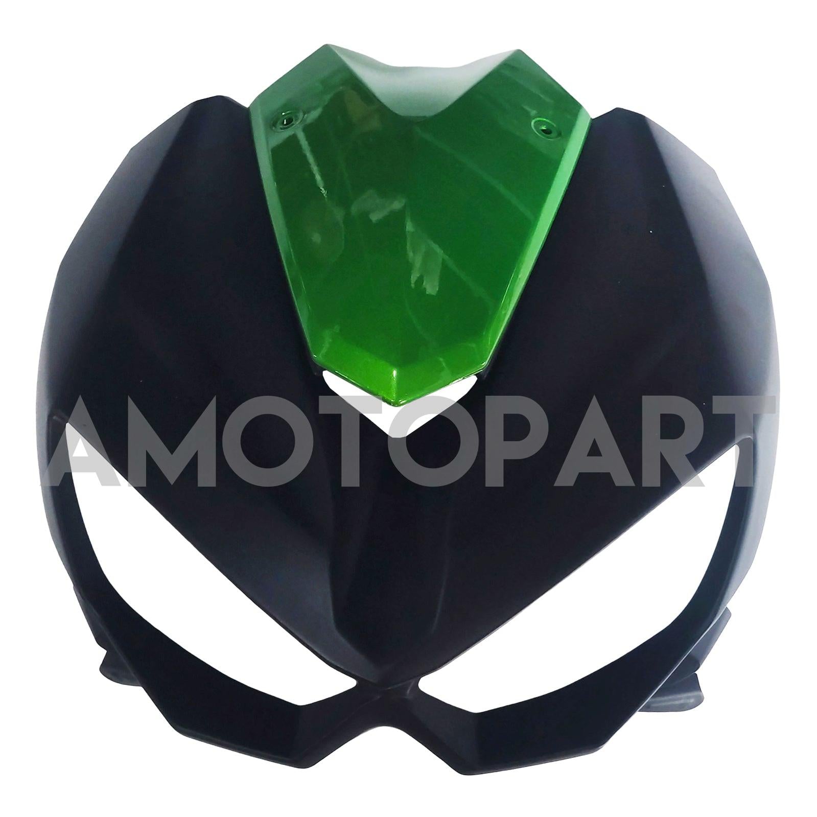 Amotopart 2014-2017 Kawasaki Z1000 Black Green Fairing Kit