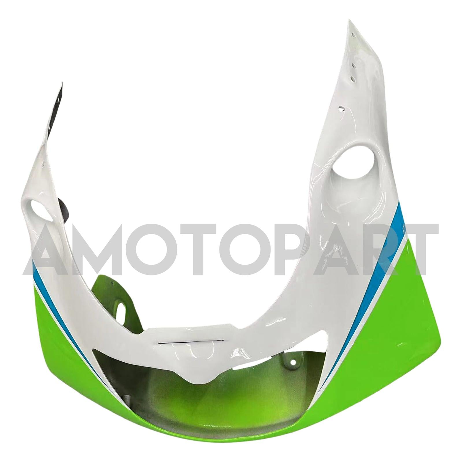 Amotopart Kawasaki ZXR400 1992-1996 グリーン ブルー ホワイト フェアリングキット