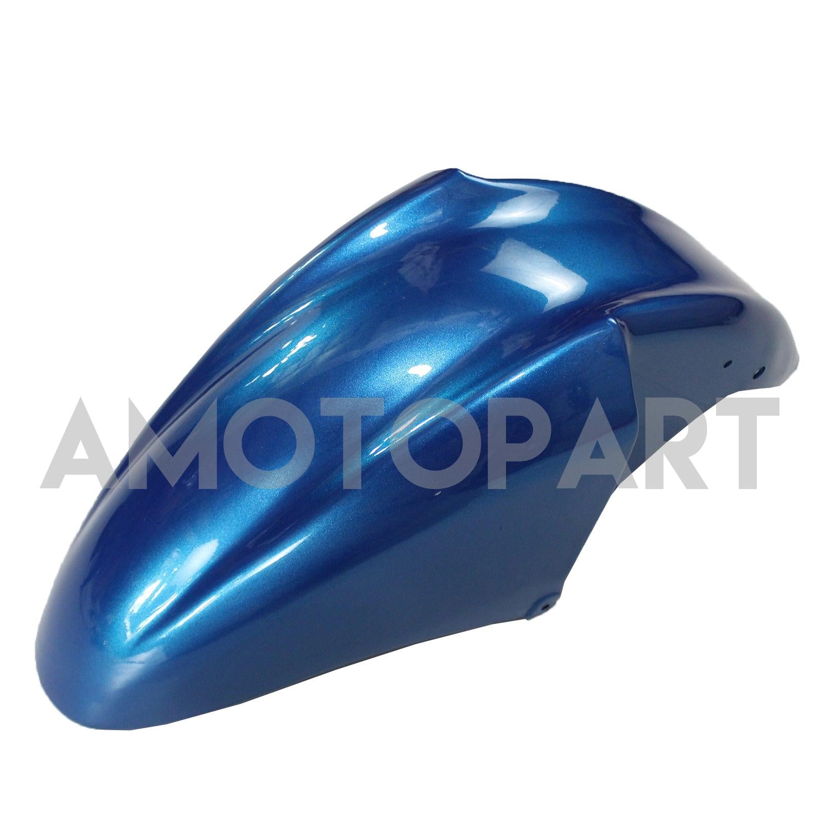 Amotopart Kawasaki ZZR400 1993-2007/ZZR600 1993-2003 Kit de carenado azul plateado
