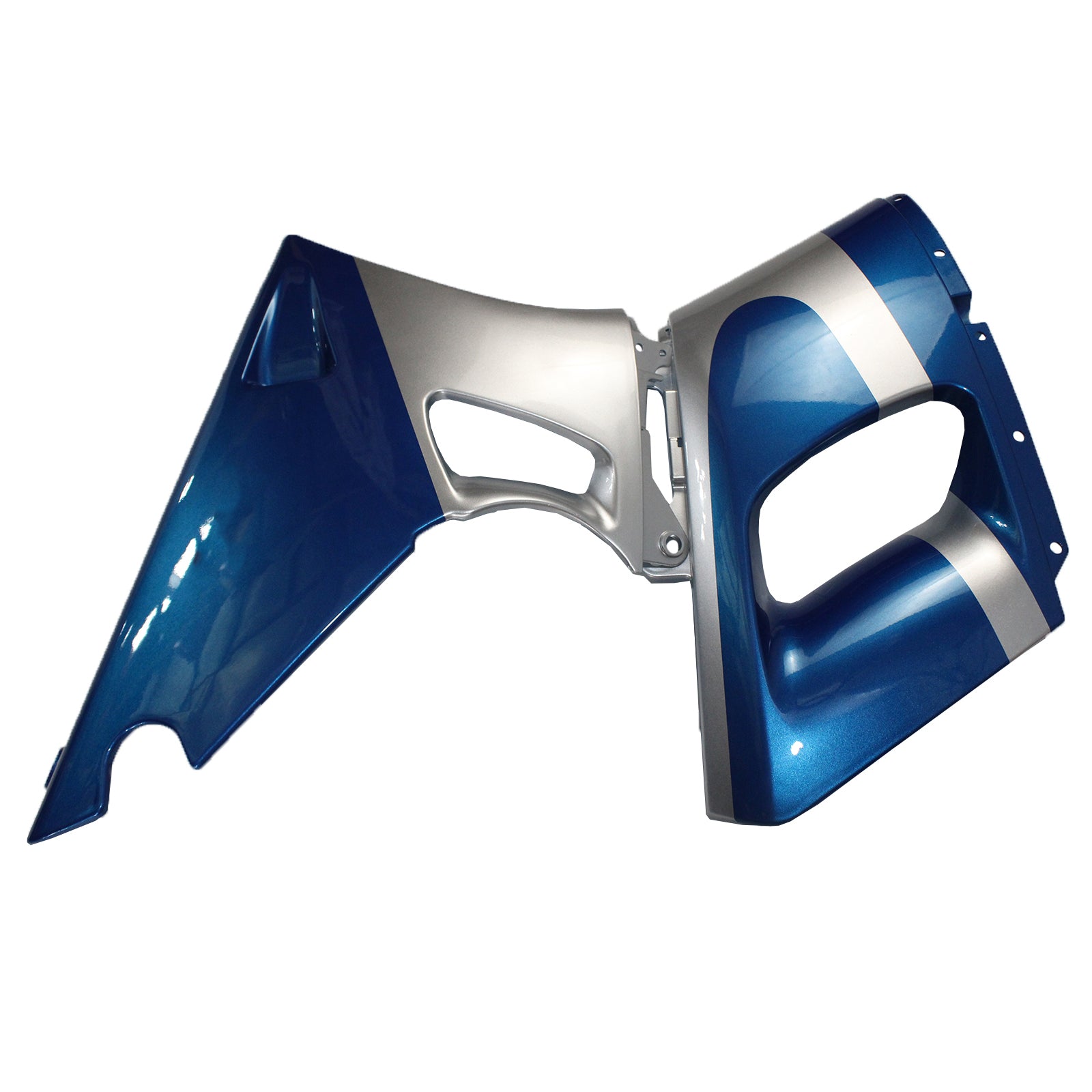 AMOTOPART KAWASAKI ZZR400 1993-2007/ZZR600 1993-2003 Blue Sliver Fairring Kit