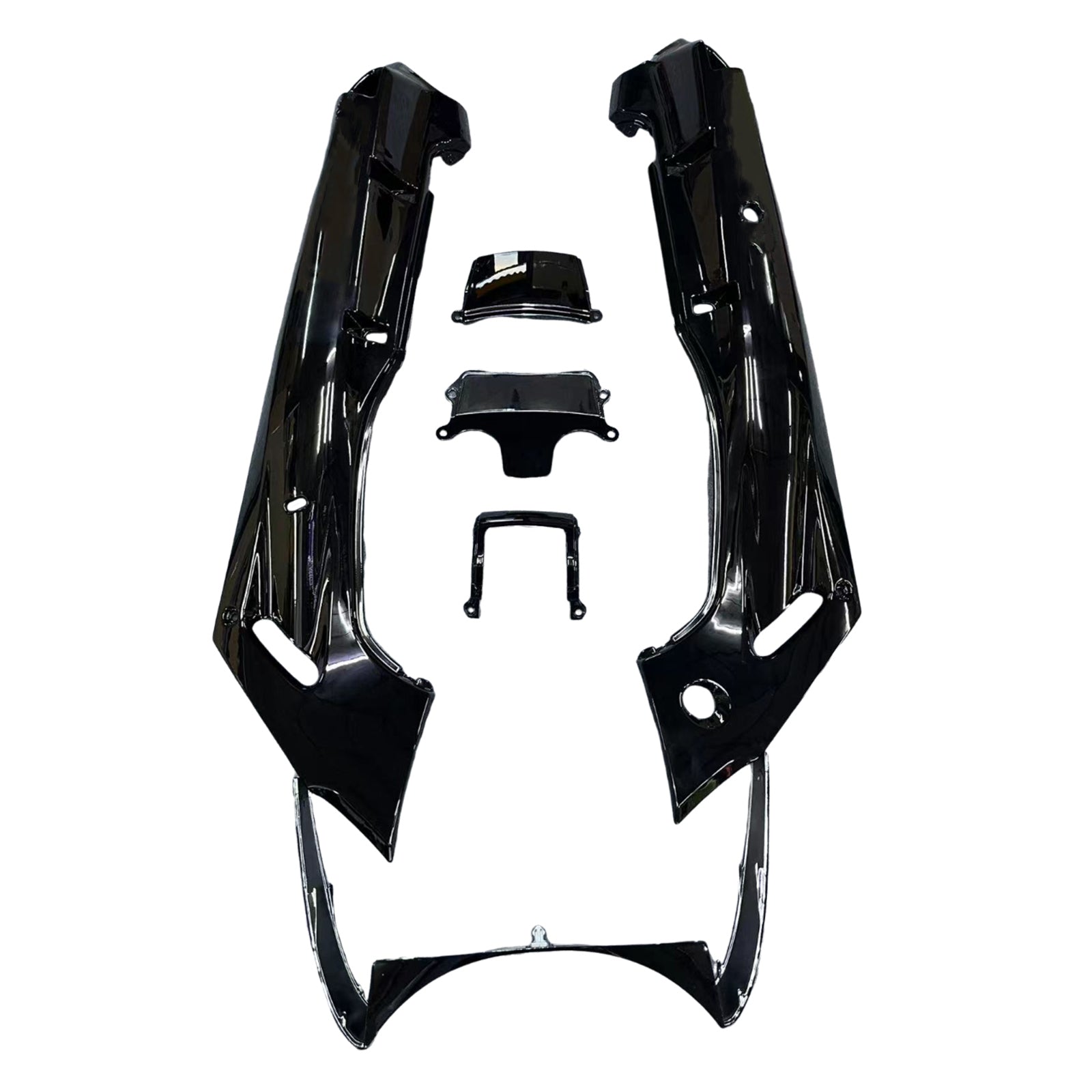 Amotopart ZZR400 1993-2007 ZZR600 1998-2003 Kawasaki Gloss Black Fairing Kit