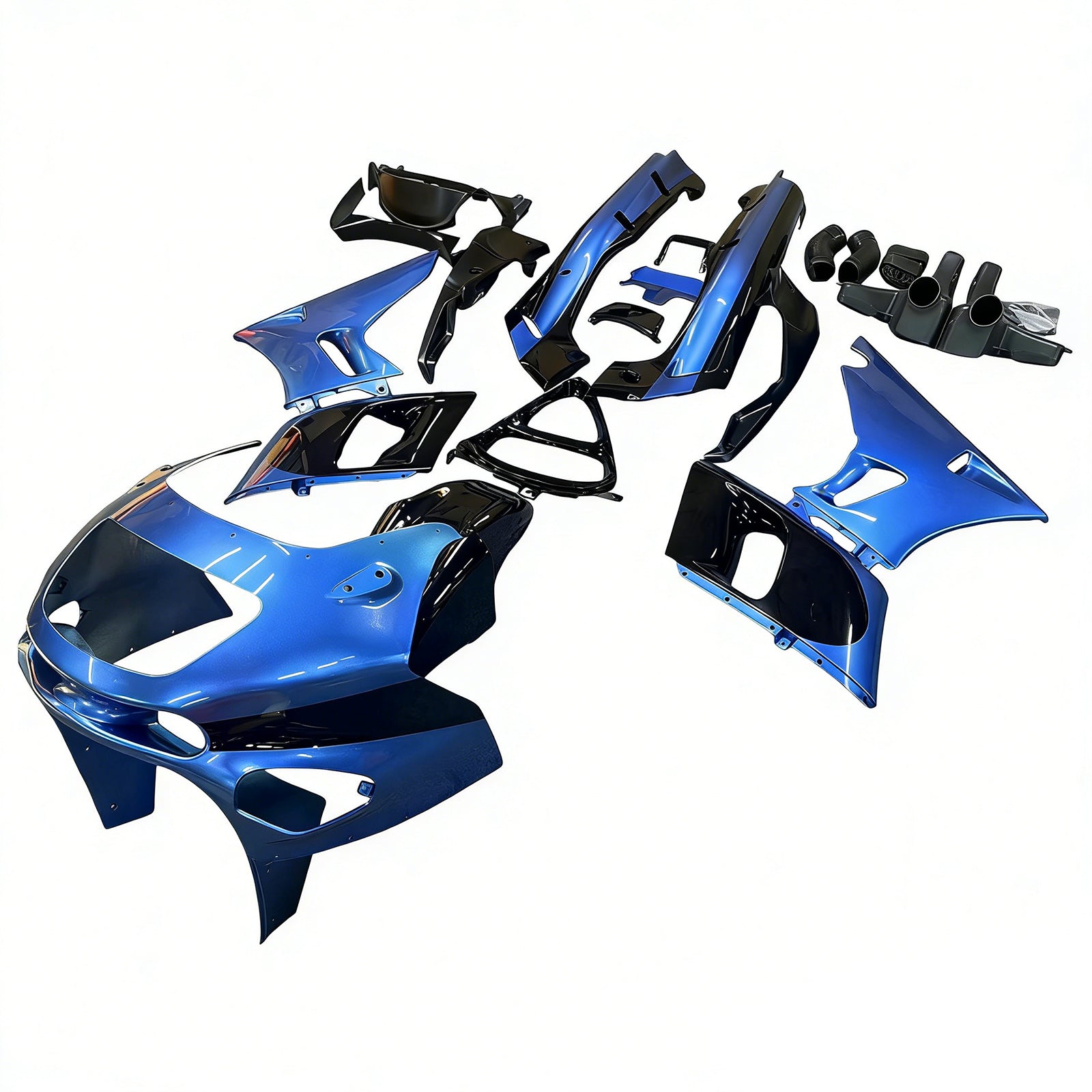 Amotopart ZZR400 1993-2007 ZZR600 1998-2003 Kawasaki Blue Fairing Kit