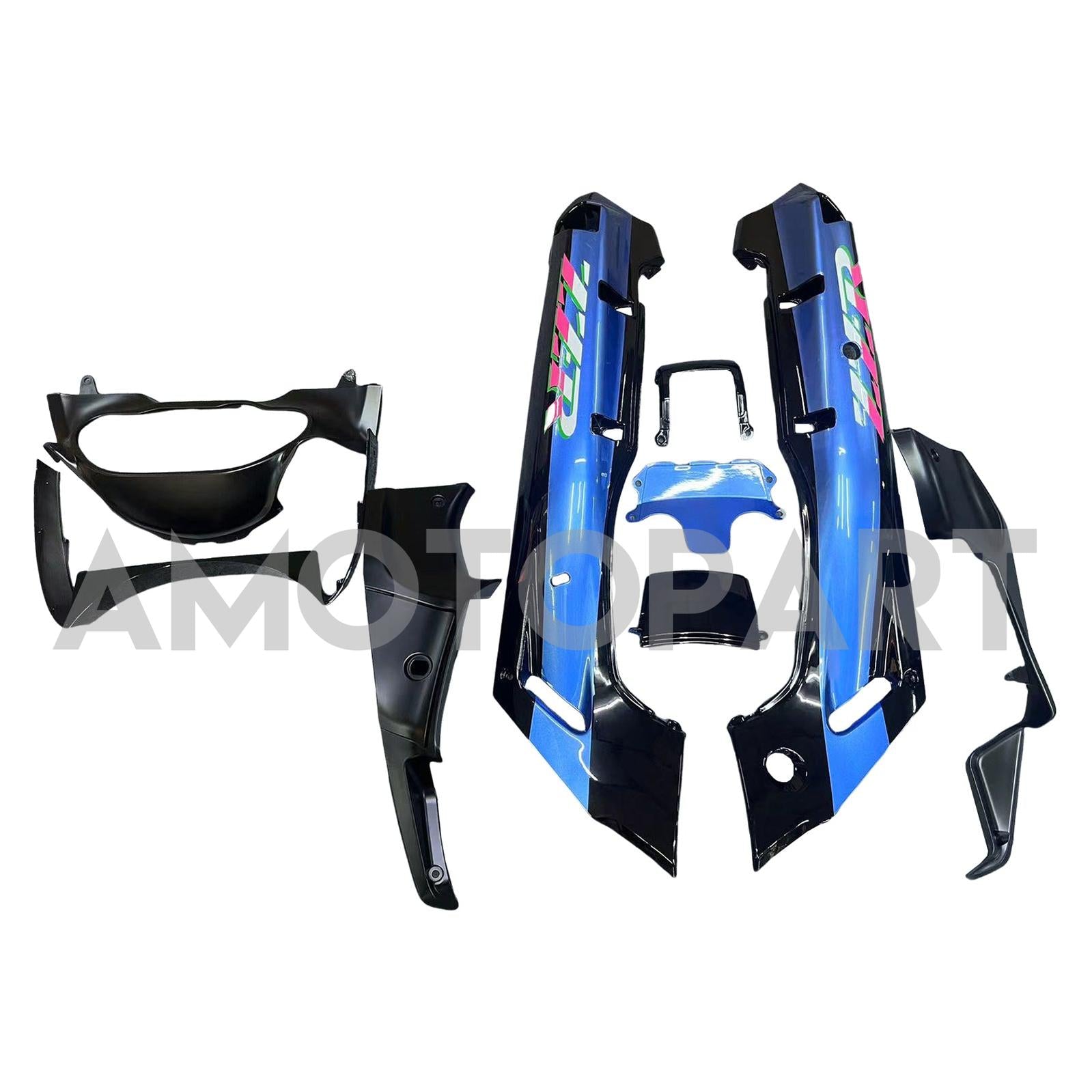 Amotopart ZZR400 1993-2007 ZZR600 1998-2003 Kawasaki Blue Fairing Kit