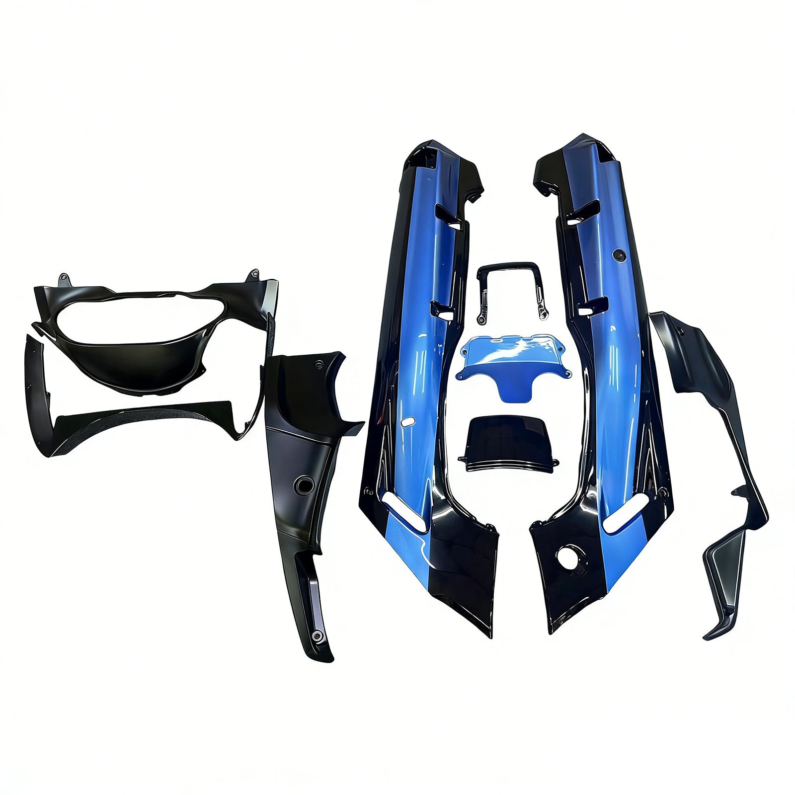 Amotopart ZZR400 1993-2007 ZZR600 1998-2003 Kawasaki Blue Fairing Kit