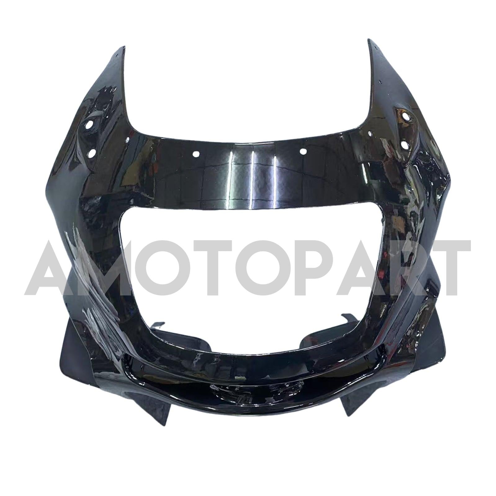 AMOTOPART ZZR400 1993-2007 ZZR600 1998-2003 Kawasaki Gloss Black with Logo Fairing Kit