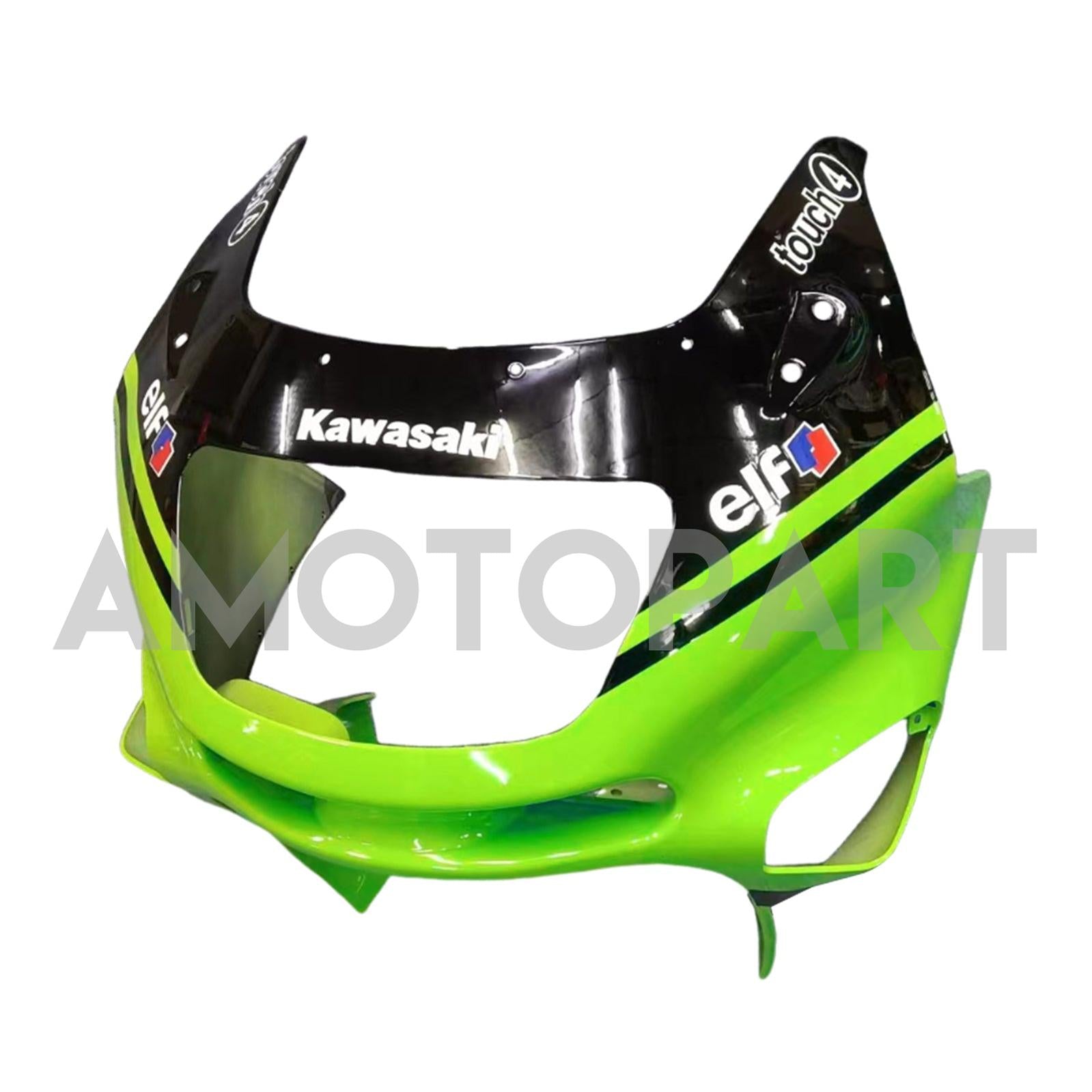 Amotopart ZZR400 1993-2007 ZZR600 1998-2003 Kawasaki Green&Black Style2 Fairing Kit