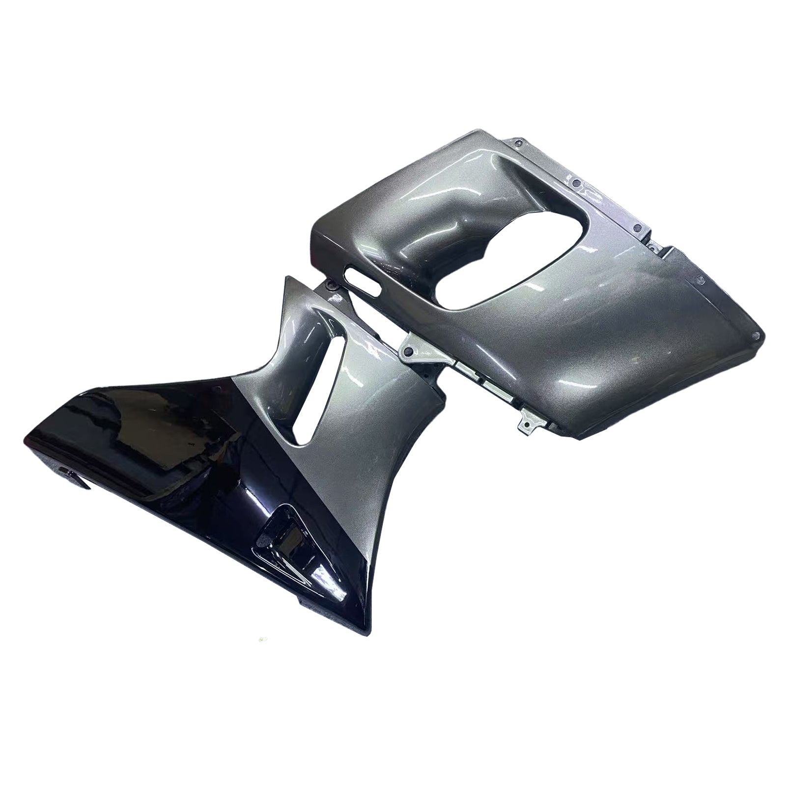 Amotopart ZZR400 1993-2007 ZZR600 1998-2003 Kawasaki Gloss Gray Fairing Kit