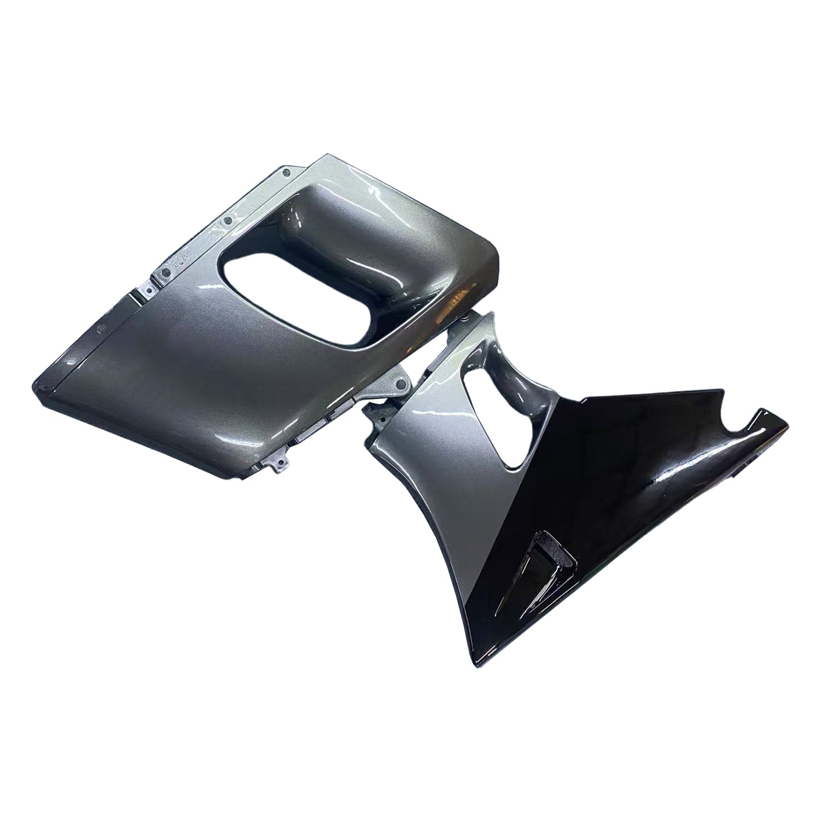Amotopart ZZR400 1993-2007 ZZR600 1998-2003 Kawasaki Gloss Gray Fairing Kit