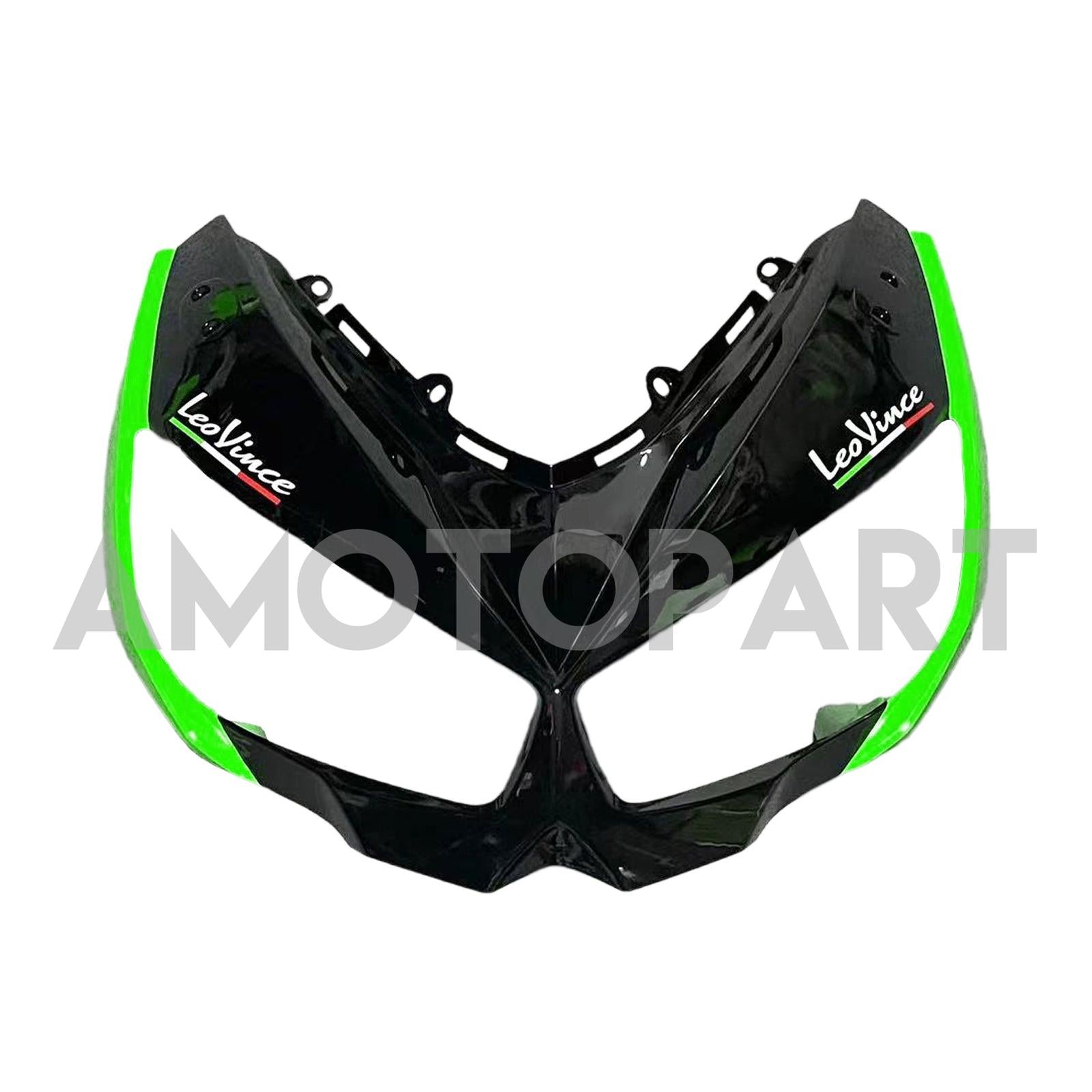 Amotopart 2010-2015 Z1000SX Kawasaki Orange&Green Fairing Kit