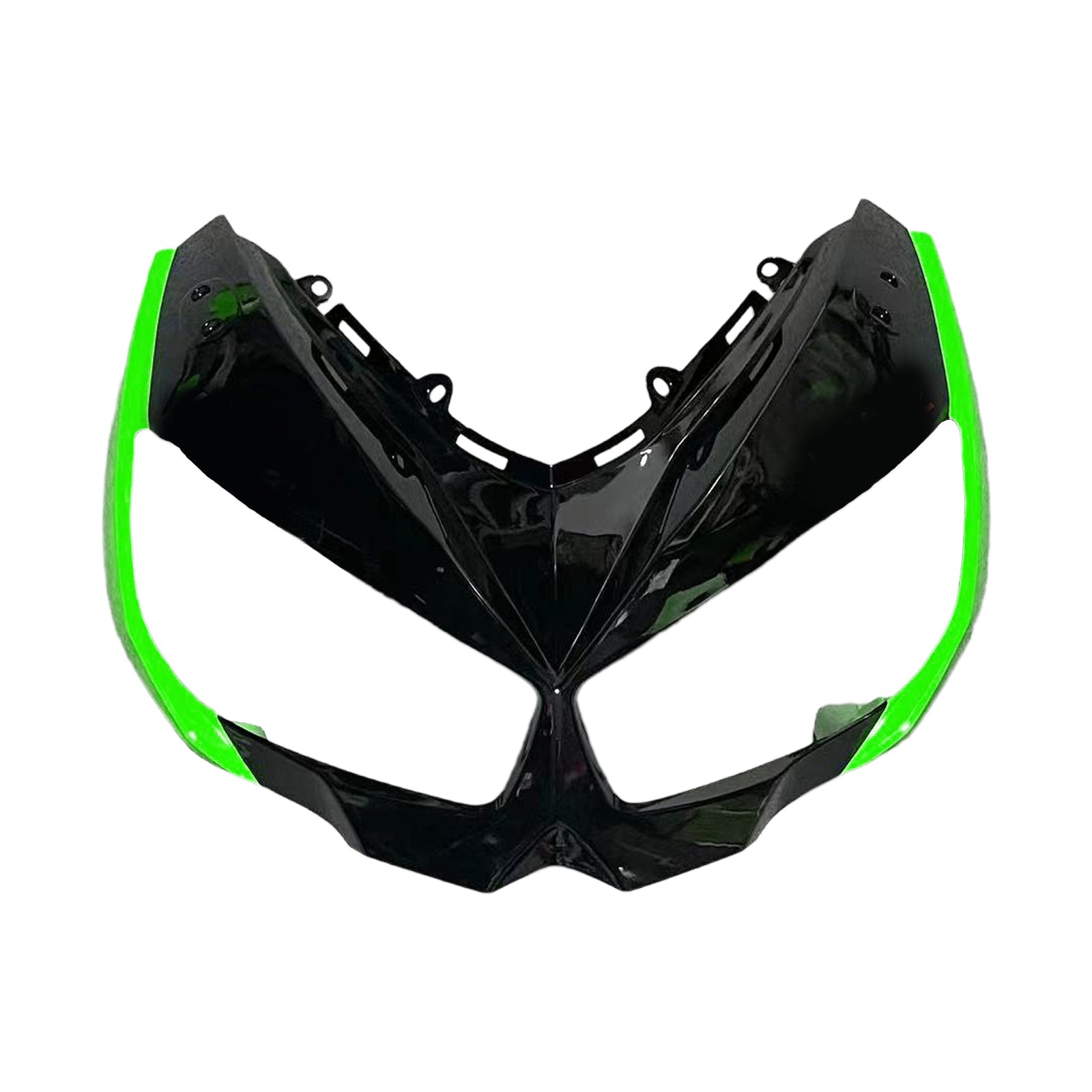 Amotopart 2010-2015 Z1000SX Kawasaki Orange & Green Fairing Kit