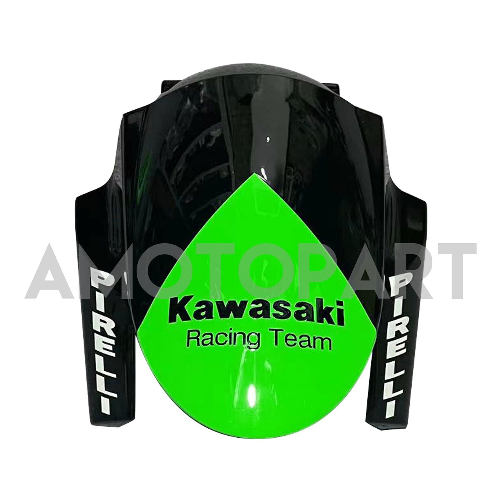 Amotopart 2010-2015 Z1000SX Kawasaki Orange&Green Fairing Kit