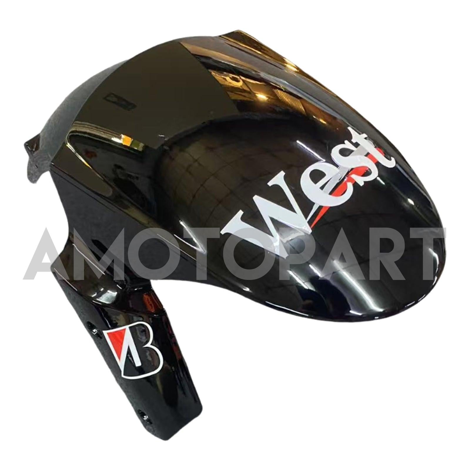 Amotopart 2010-2015 Kawasaki Z1000SX Black White Fairing Kit