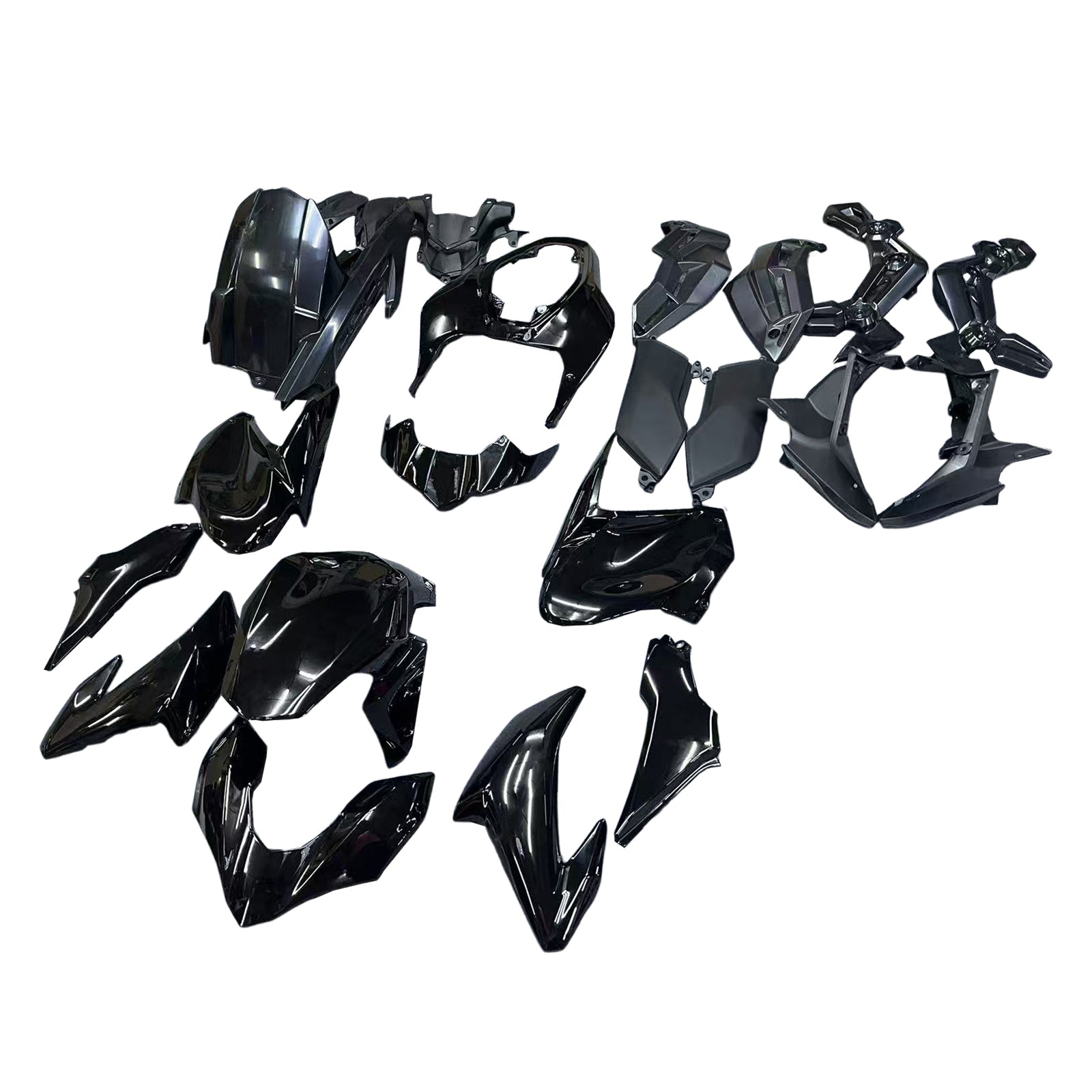 Amotopart Kawasaki 2017-2019 Z900 Gloss Black Fairing Kit