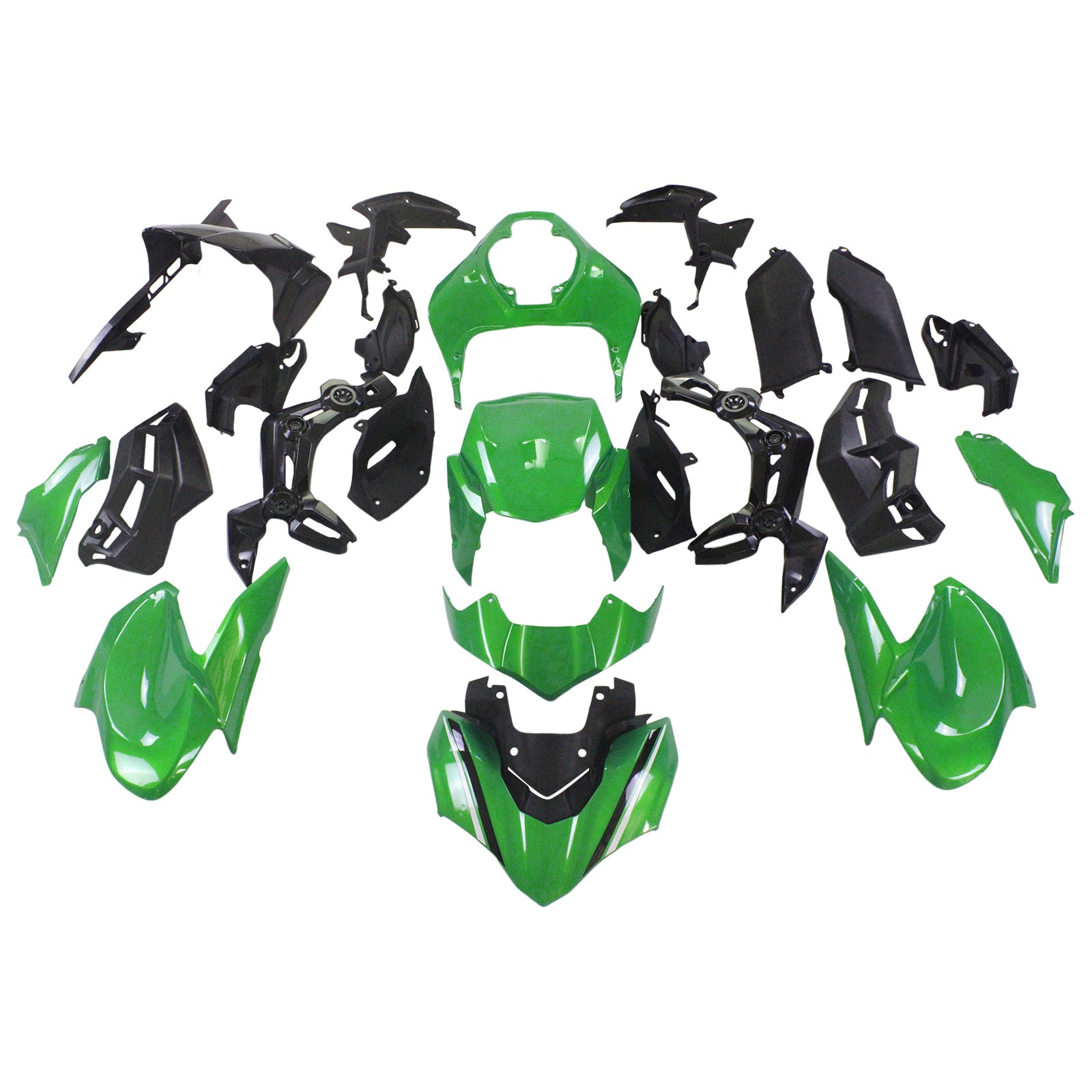 Amotopart Kawasaki 2017-2019 Z900 Green Fairing Kit