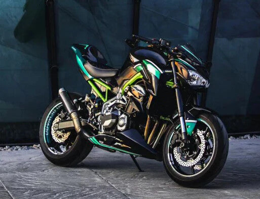Amotopart Kawasaki 2017-2019 Z900 Emerald Green Fairing Kit