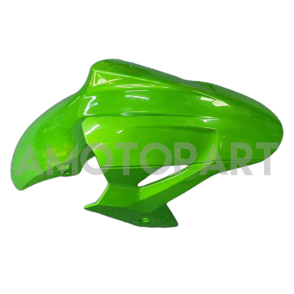 Amotopart 2018-2024 Z400 Kawasaki Green Black Style Fairing Kit