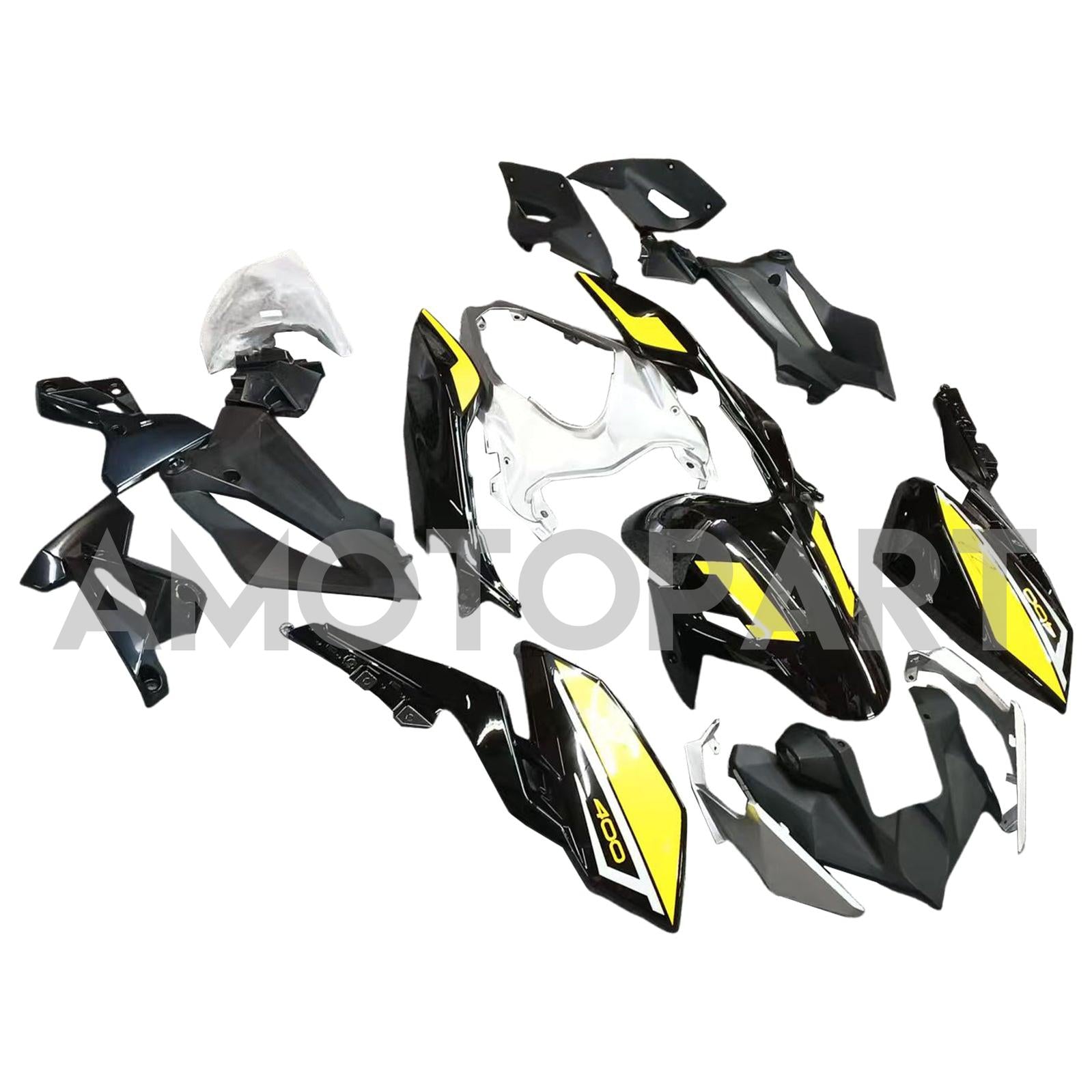 Amotopart 2018-2024 Z400 Kawasaki czarny żółty styl Style3