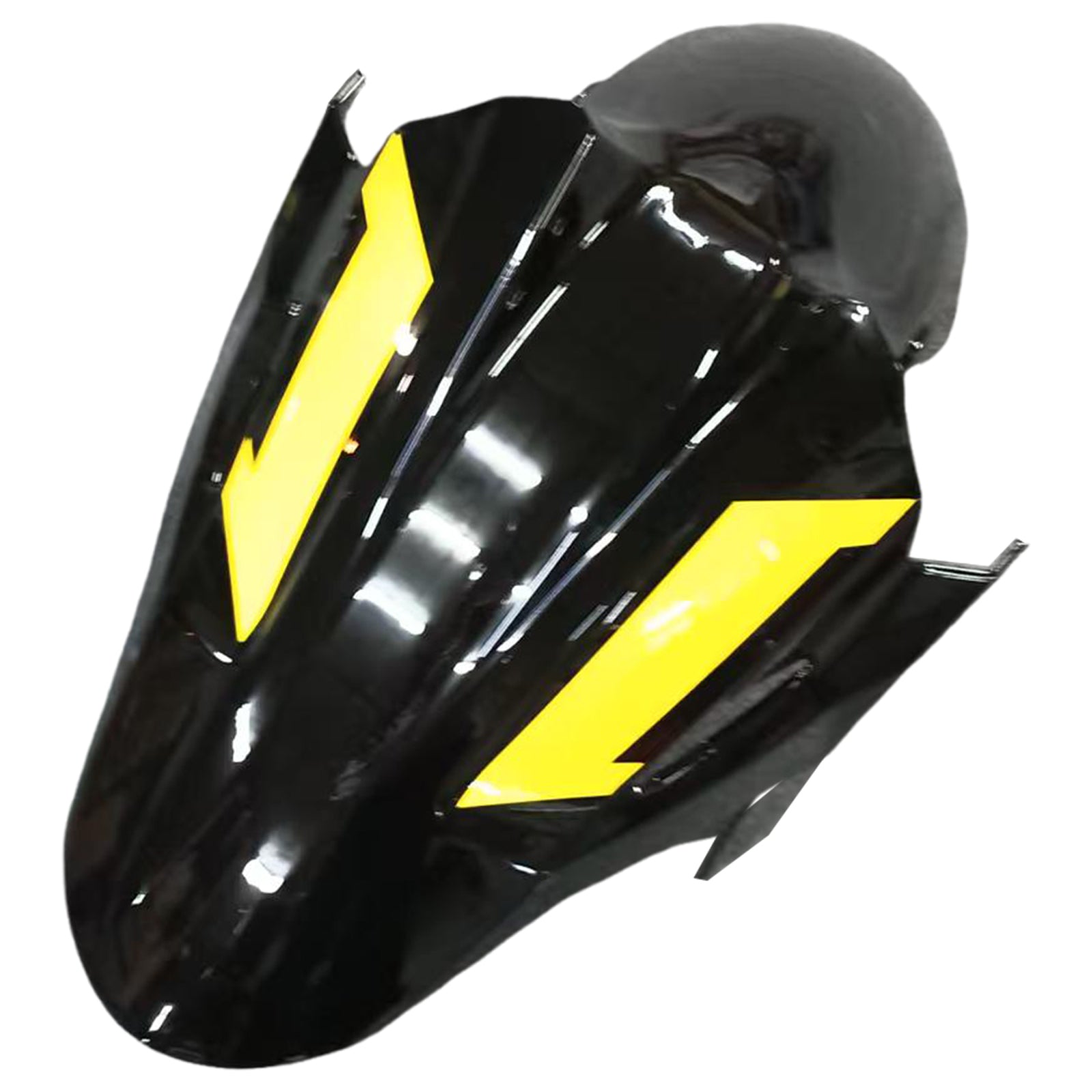 Amotopart 2018-2024 Z400 Kawasaki Black Yellow Style3 Fairing Kit