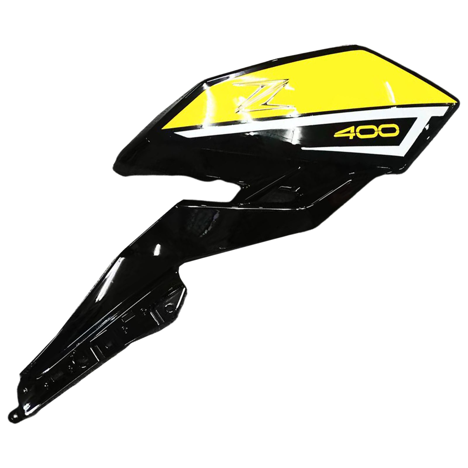 Amotopart 2018-2024 Z400 Kawasaki Black Yellow Style3 Fairing Kit