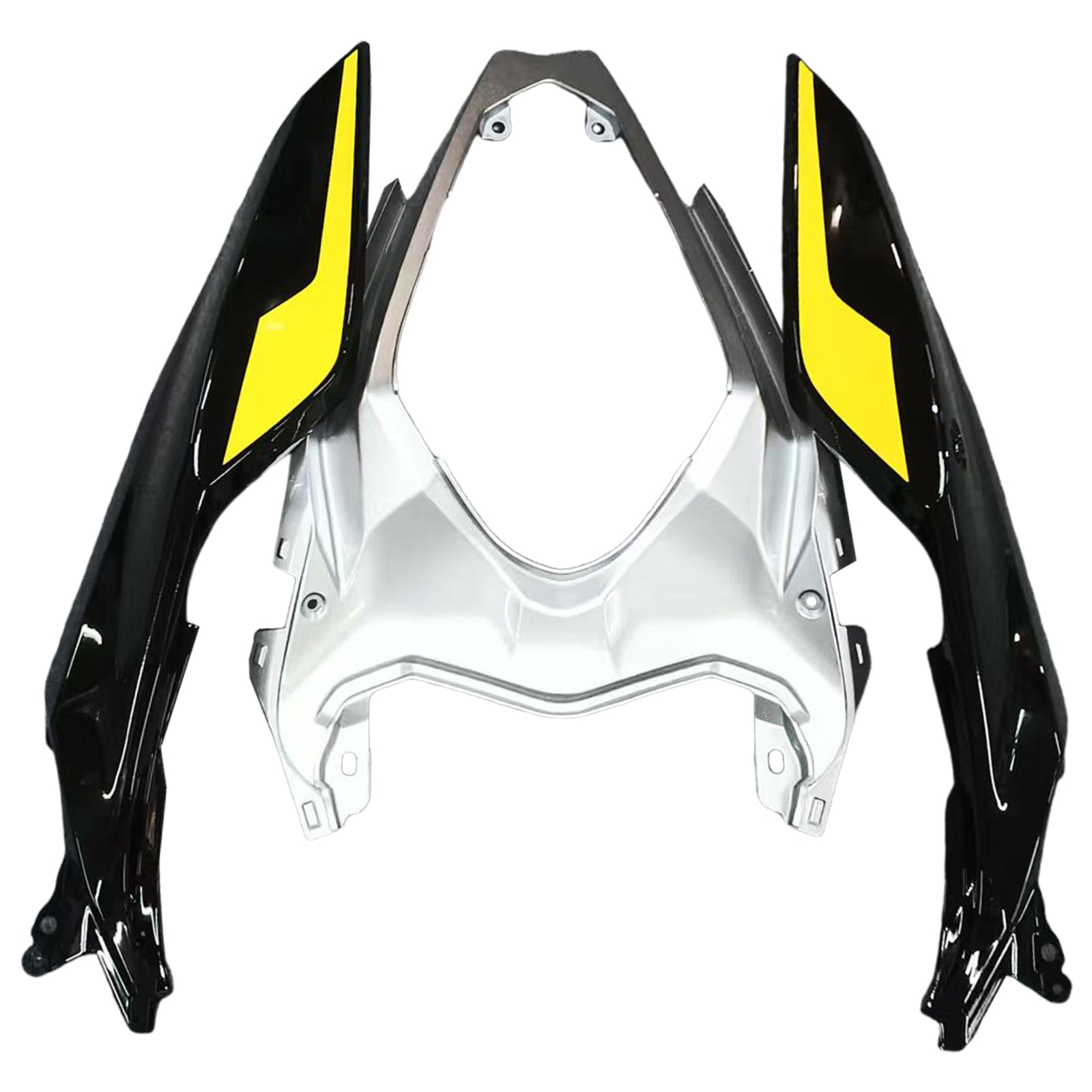 Amotopart 2018-2024 Z400 Kawasaki Black Yellow Style3 Fairing Kit