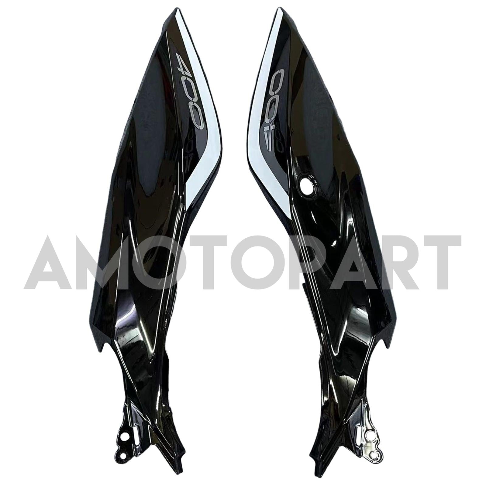 Amotopart 2018-2024 Kawasaki Z400 Black Fairing Kit