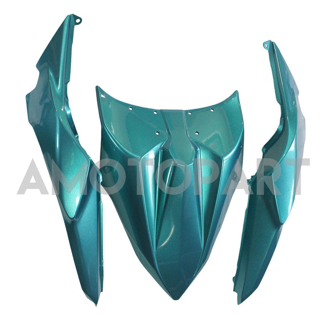 Amotopart 2020-2025 Kawasaki ER-6F Ninja650 Black&Blue Fairing Kit