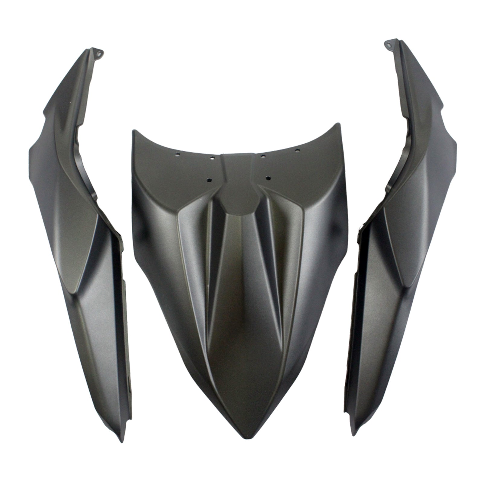Amotopart 2020-2025 Kawasaki ER-6F Ninja650 Gray Black Fairing Kit
