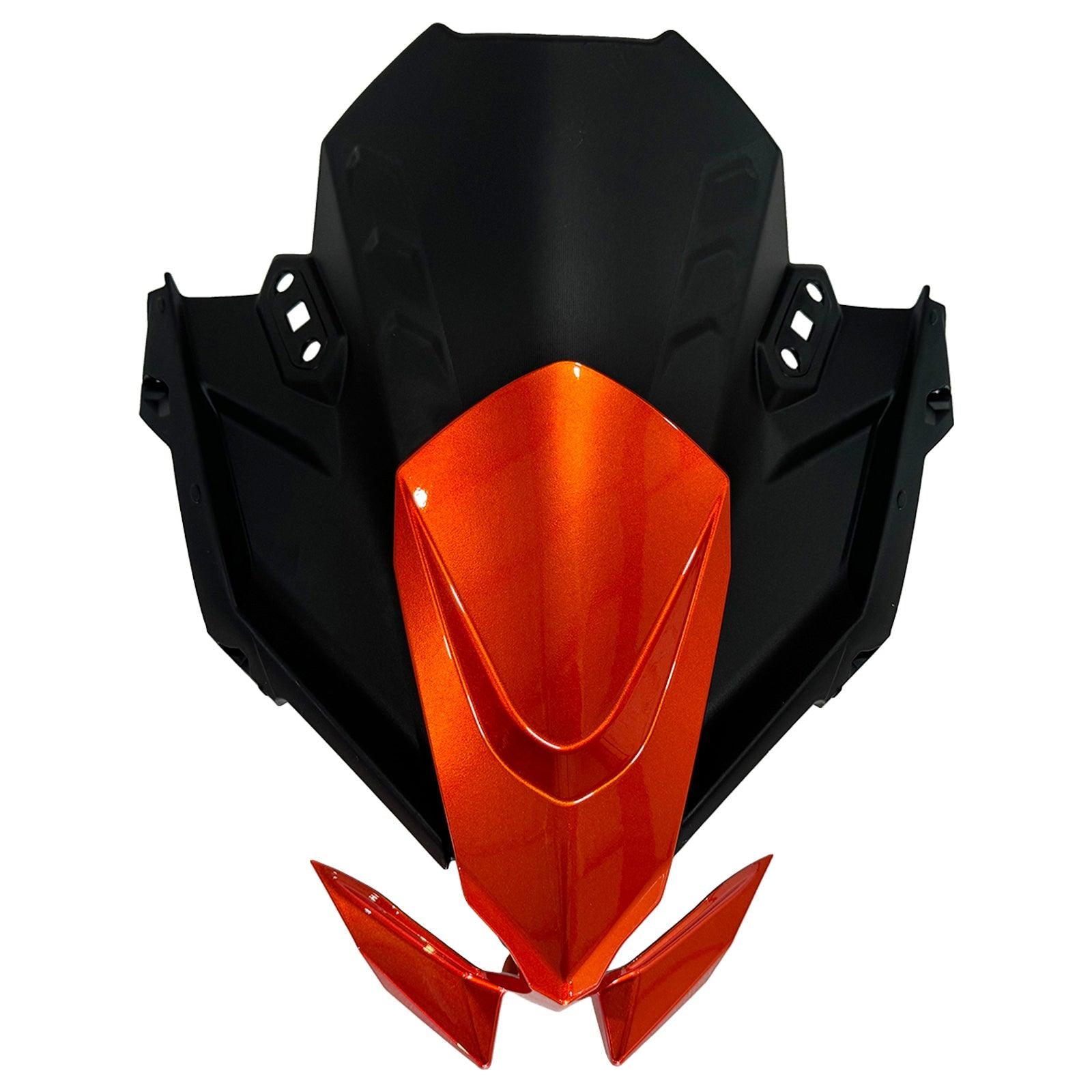 Amotopart 2020-2024 Kit carena Kawasaki ER-6F Ninja650 arancione lucido