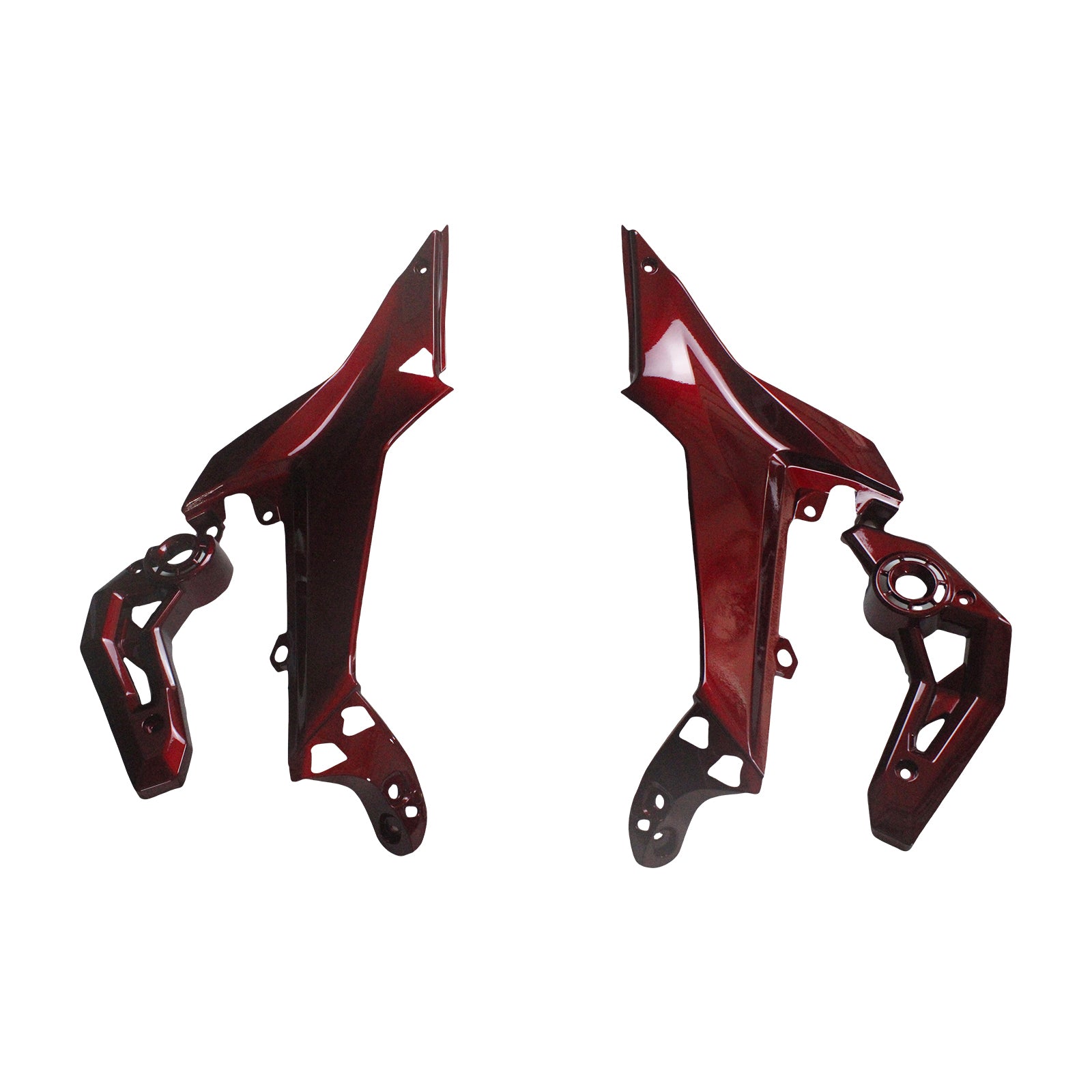 Amotopart 2020-2026 Kawasaki ER-6F Ninja650 Red&Black Fairing Kit