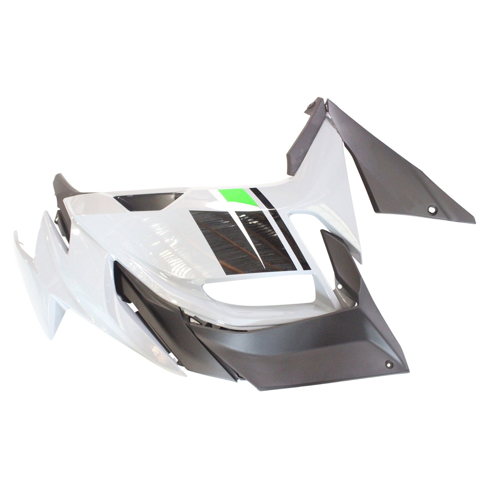 Amotopart 2020-2025 Kawasaki ER-6F Ninja650 Gray & Black Fairing Kit