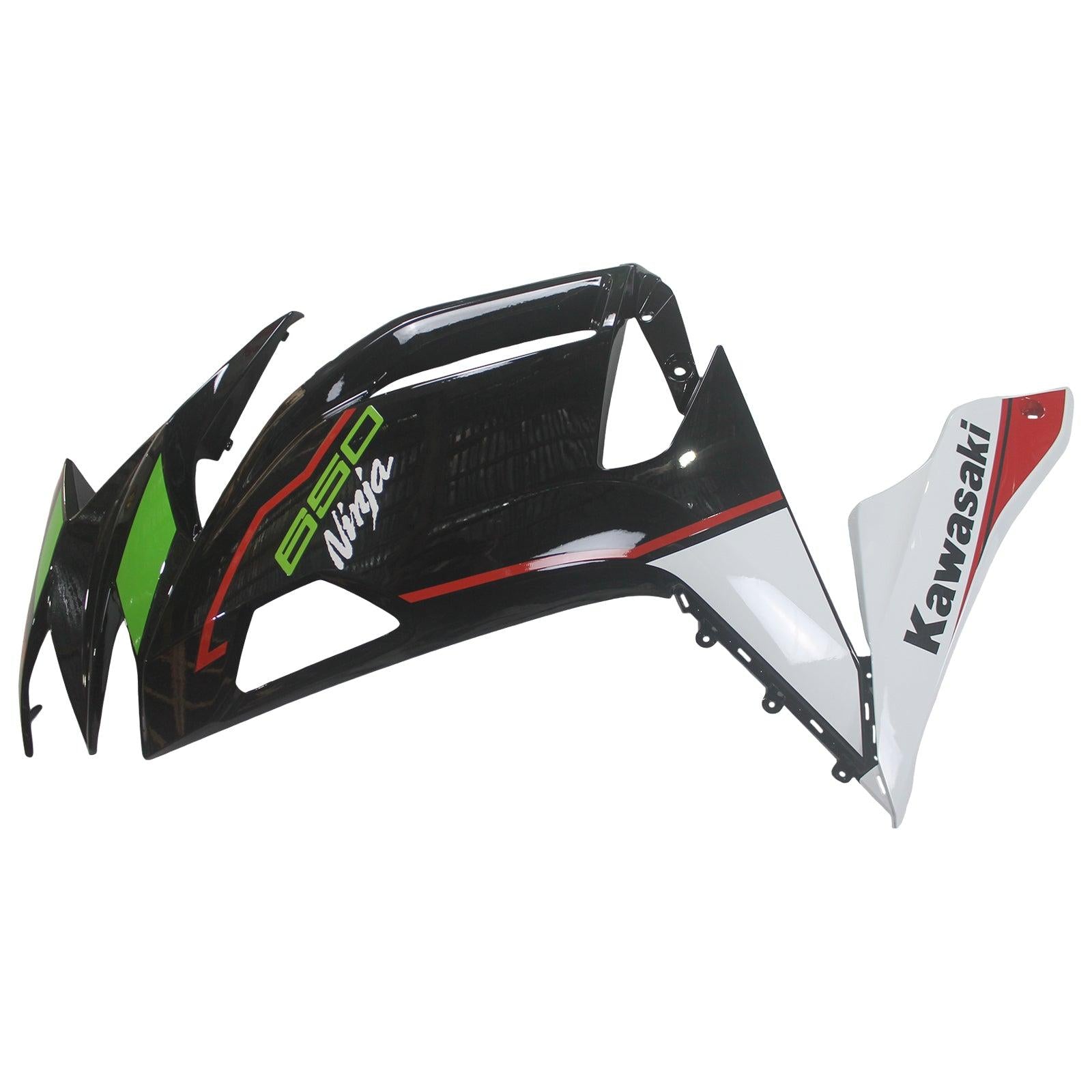 AMOTOPT 2020-2025 KAWASAKI ER-6F NINJA650 GREEN & BLACK Fairing Kit