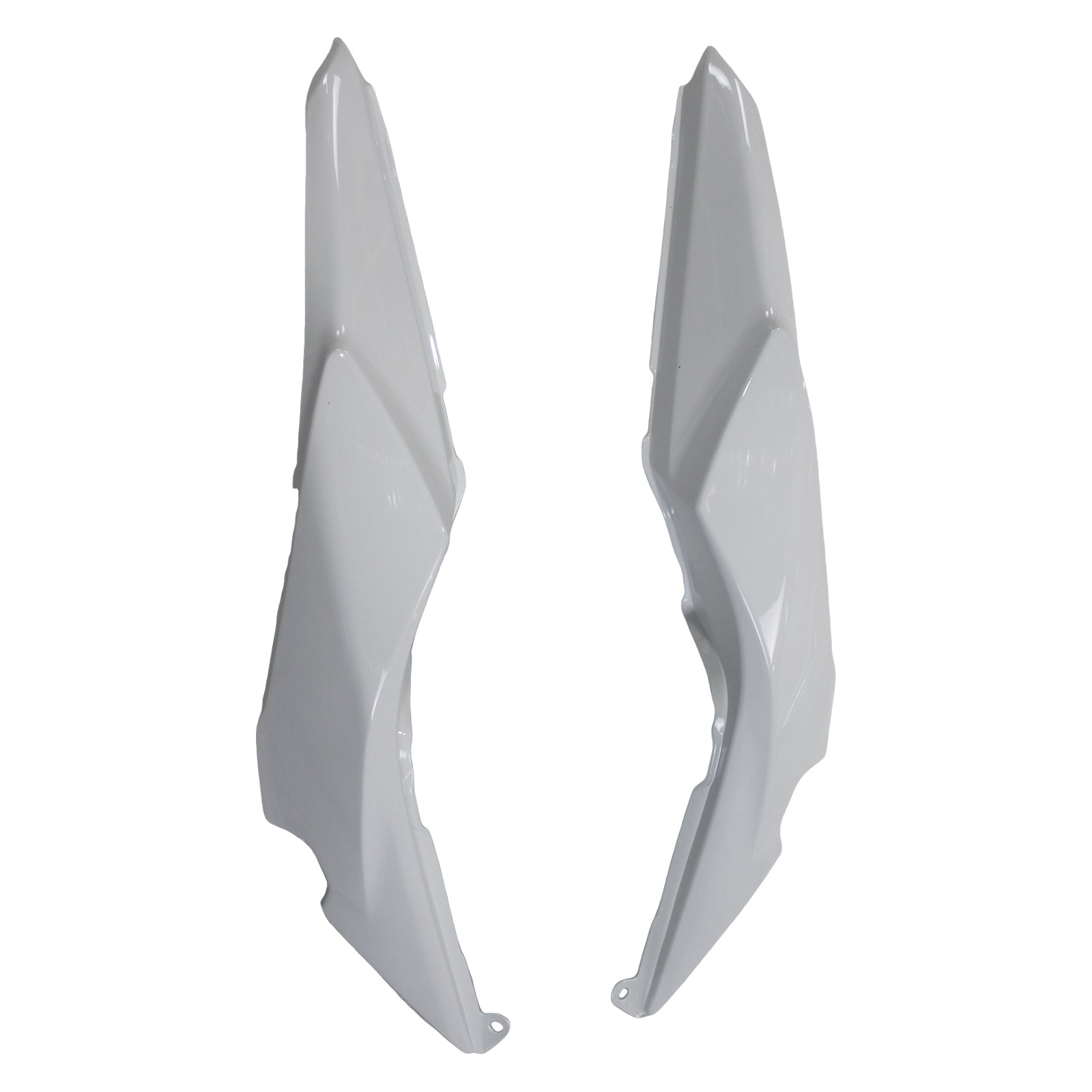 Amotopart 2020-2025 Kawasaki ER-6F Ninja650 White Black Fairing Kit